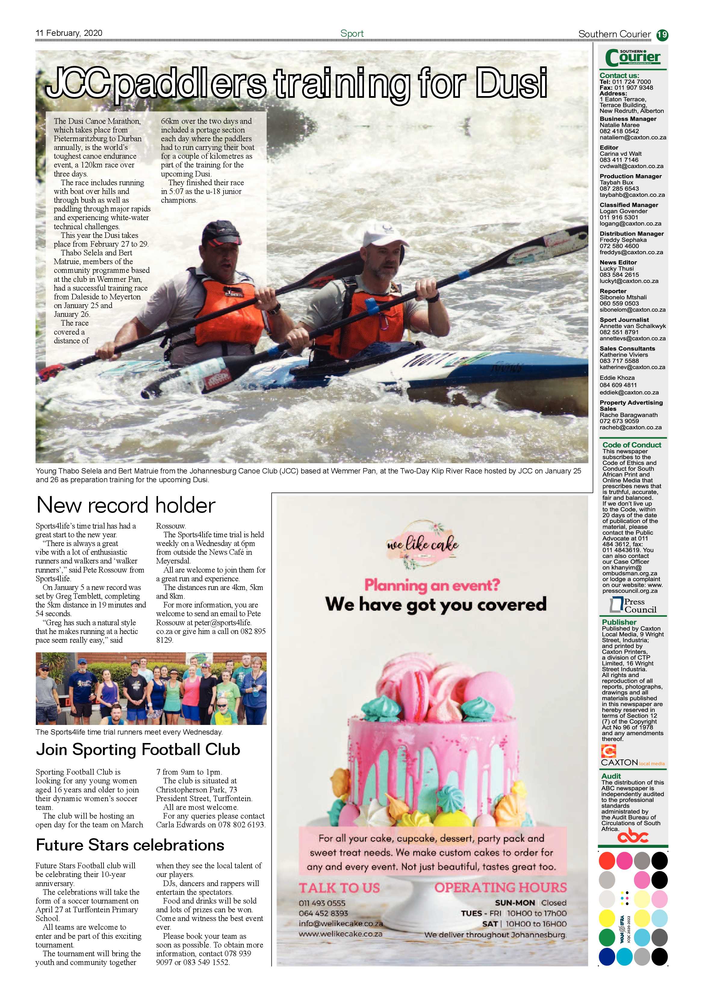 Southern Courier 11 February 2020 page 19