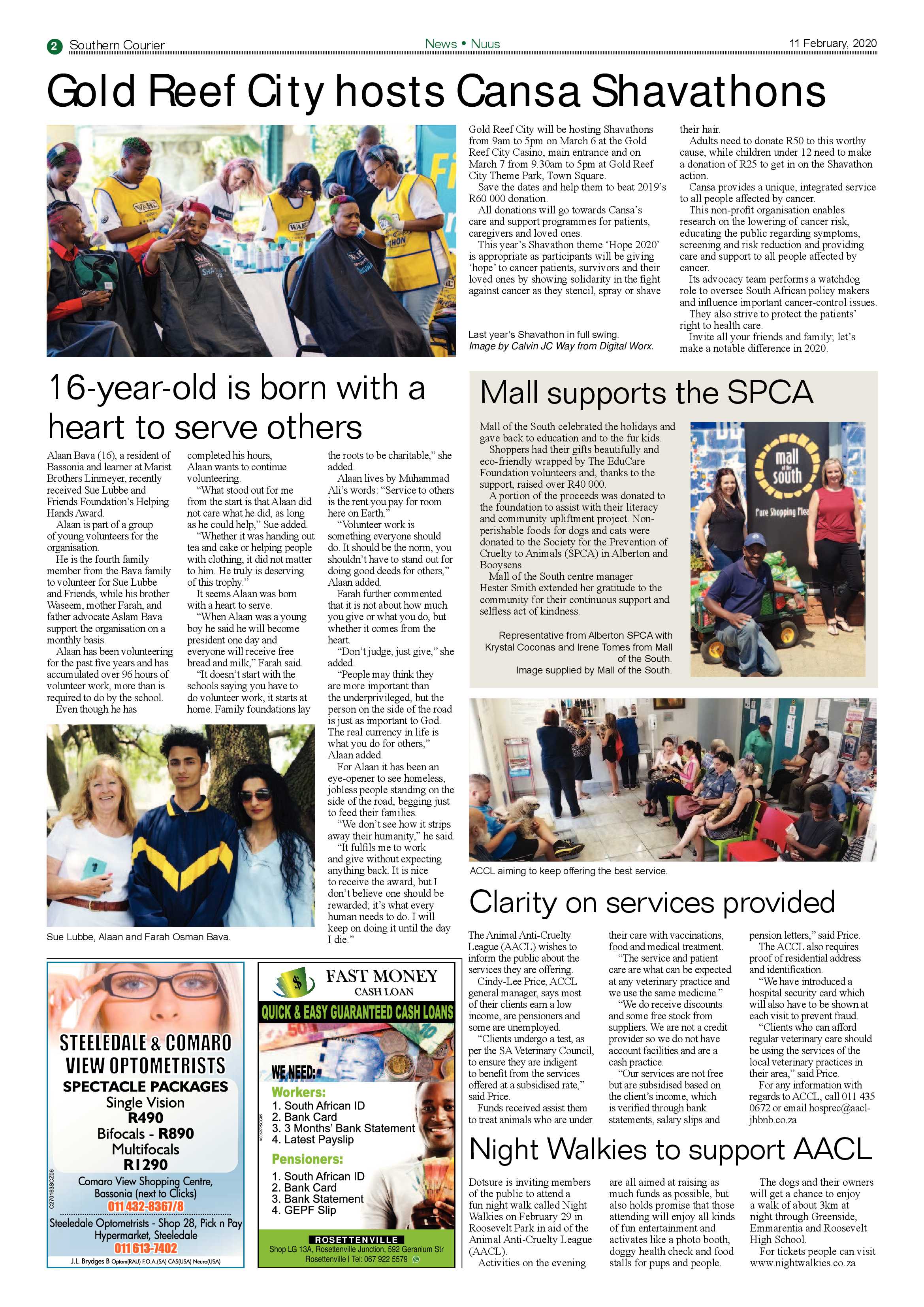 Southern Courier 11 February 2020 page 2