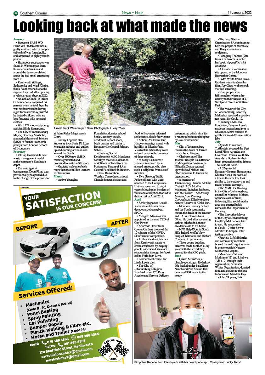 Southern Courier 11 January 2022 page 4