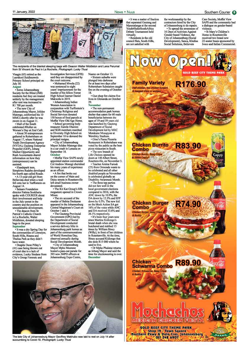 Southern Courier 11 January 2022 page 5