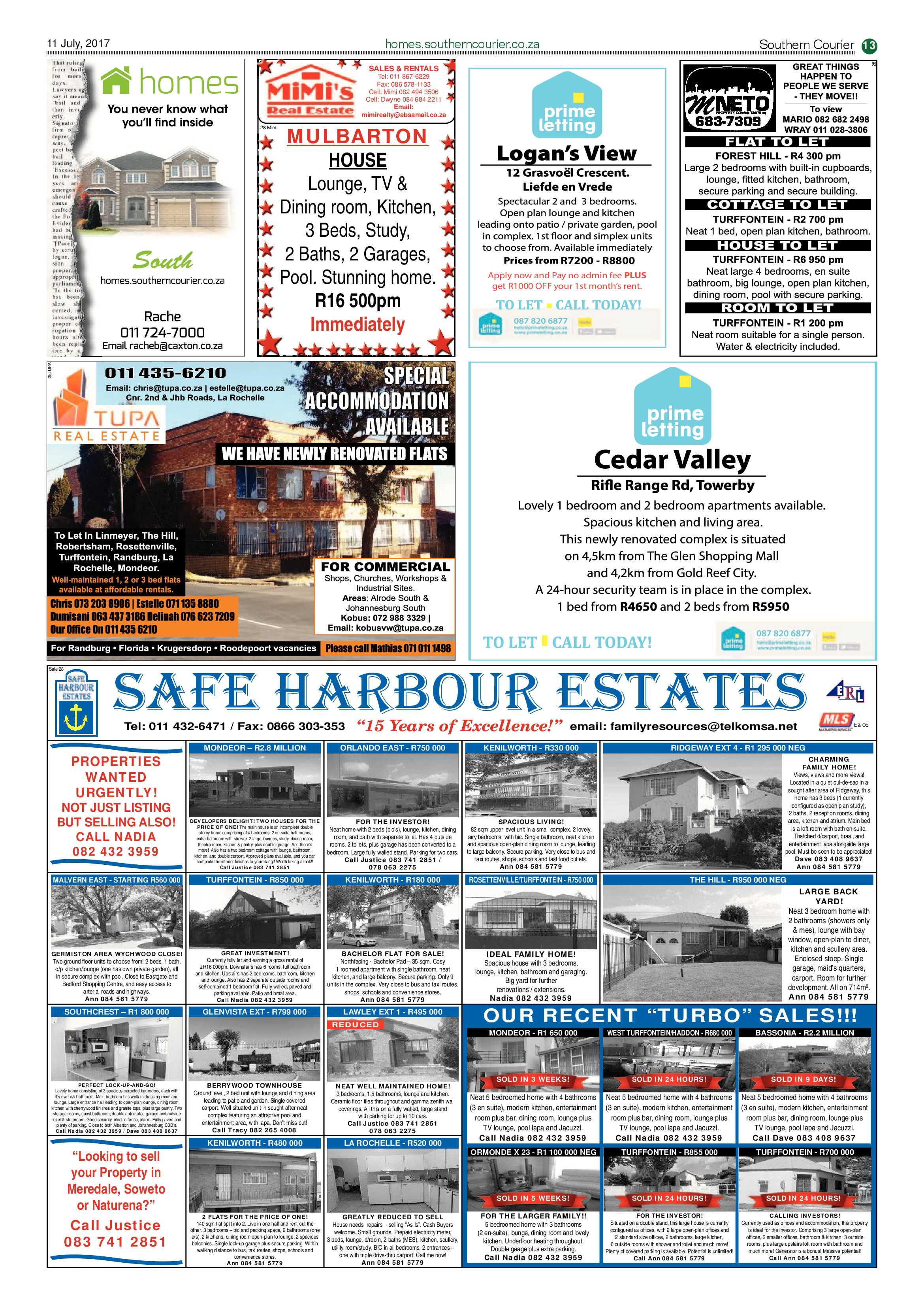 Southern Courier 11 July 2017 page 13