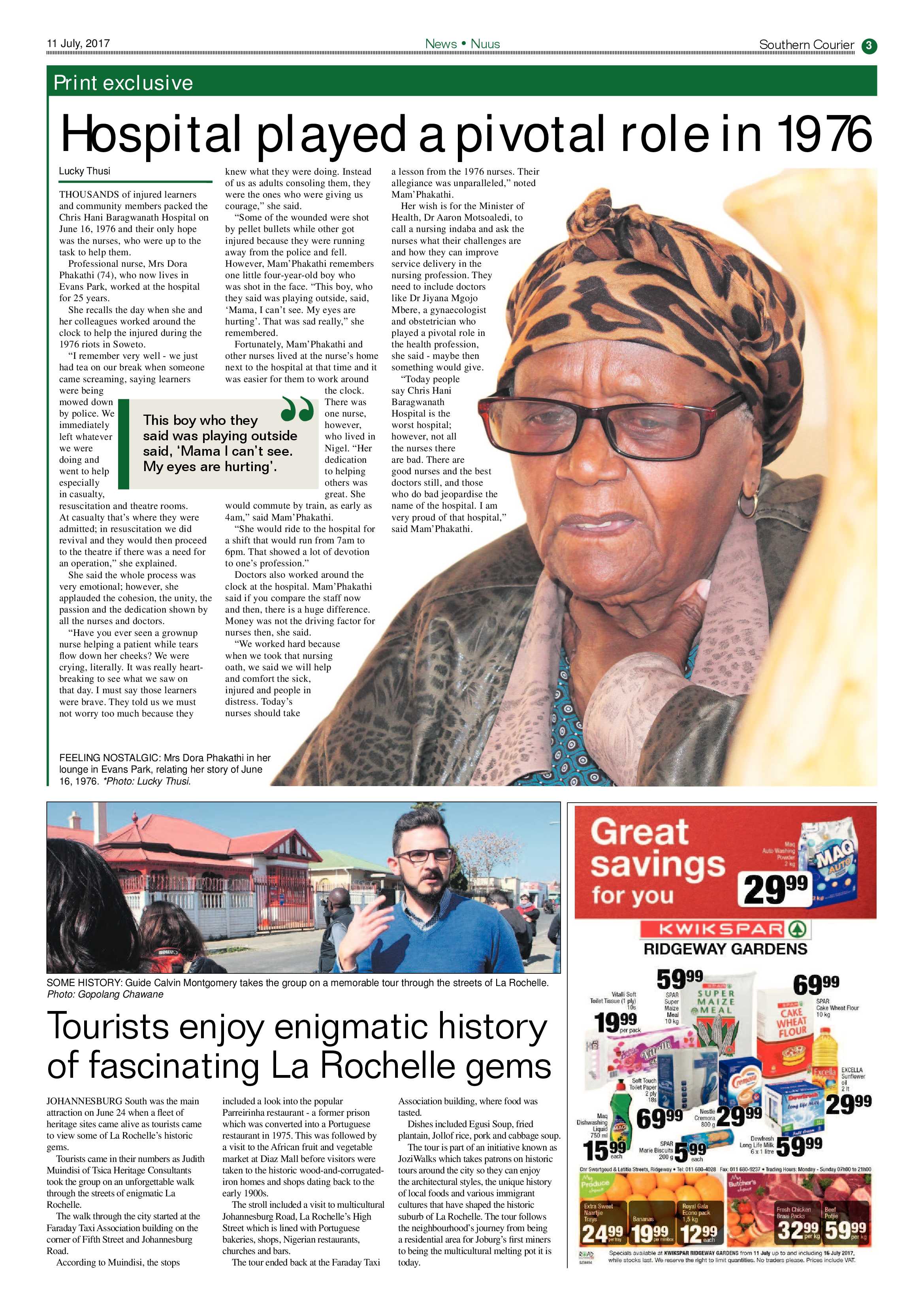 Southern Courier 11 July 2017 page 3