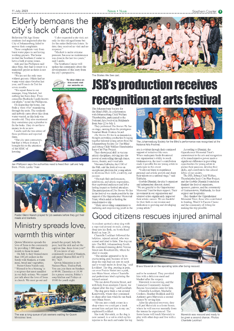 Southern Courier 11 July 2023 page 3