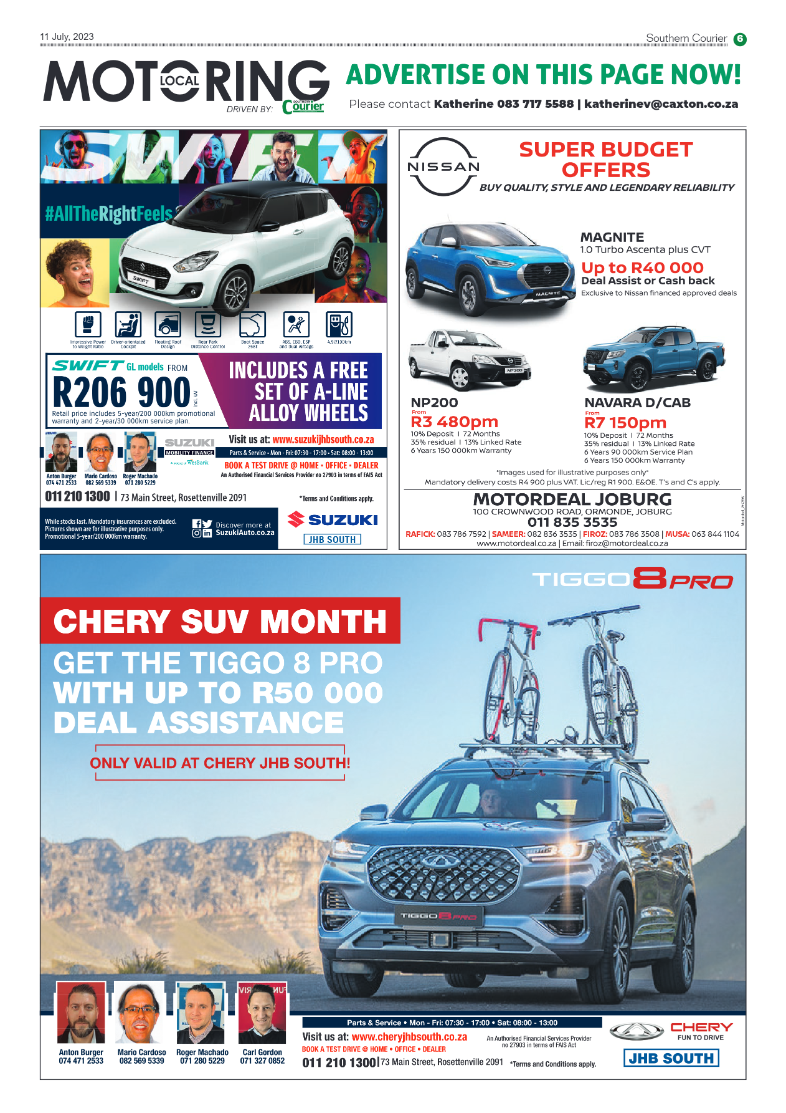 Southern Courier 11 July 2023 page 6