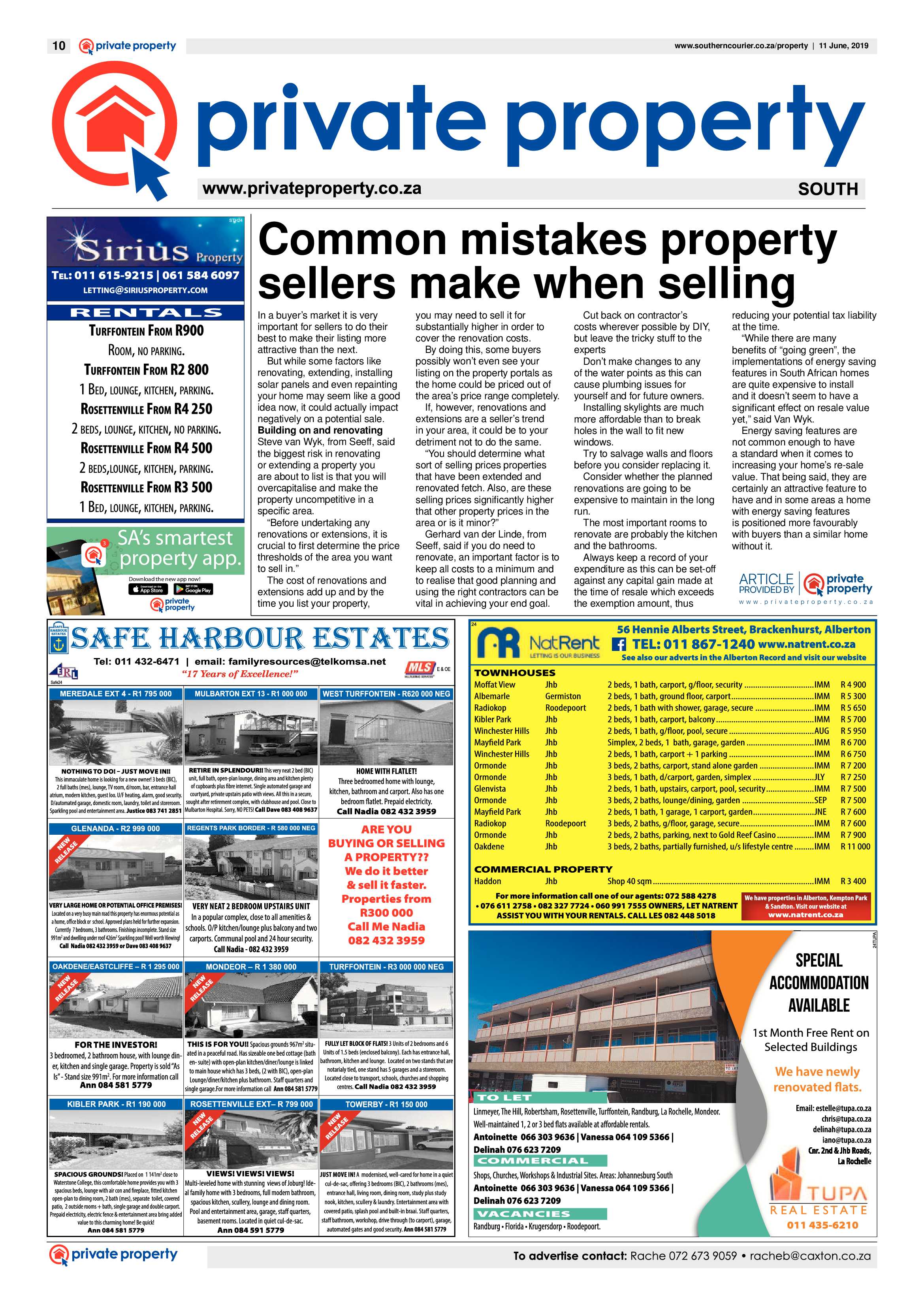 Southern Courier 11 June 2019 page 10