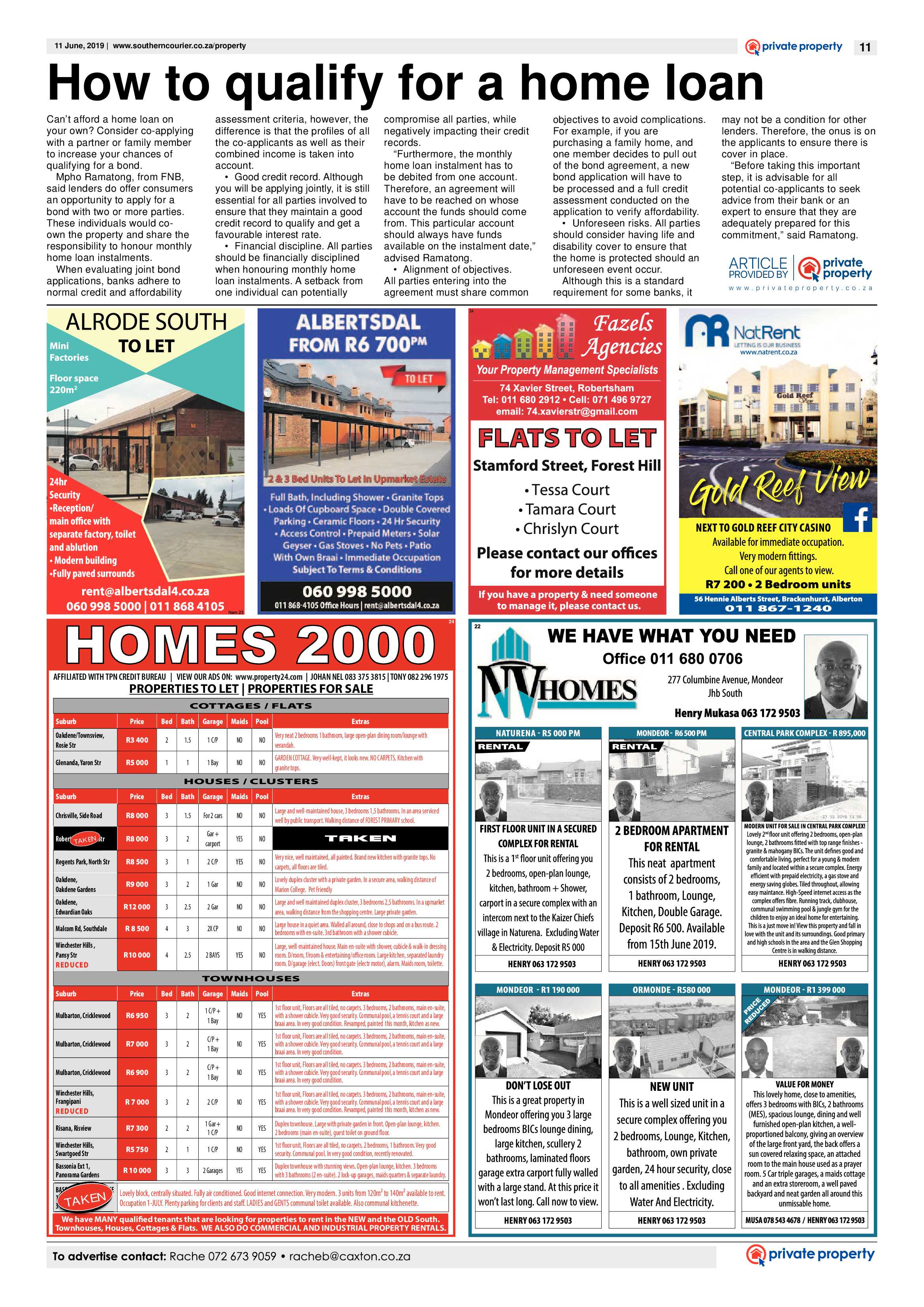 Southern Courier 11 June 2019 page 11