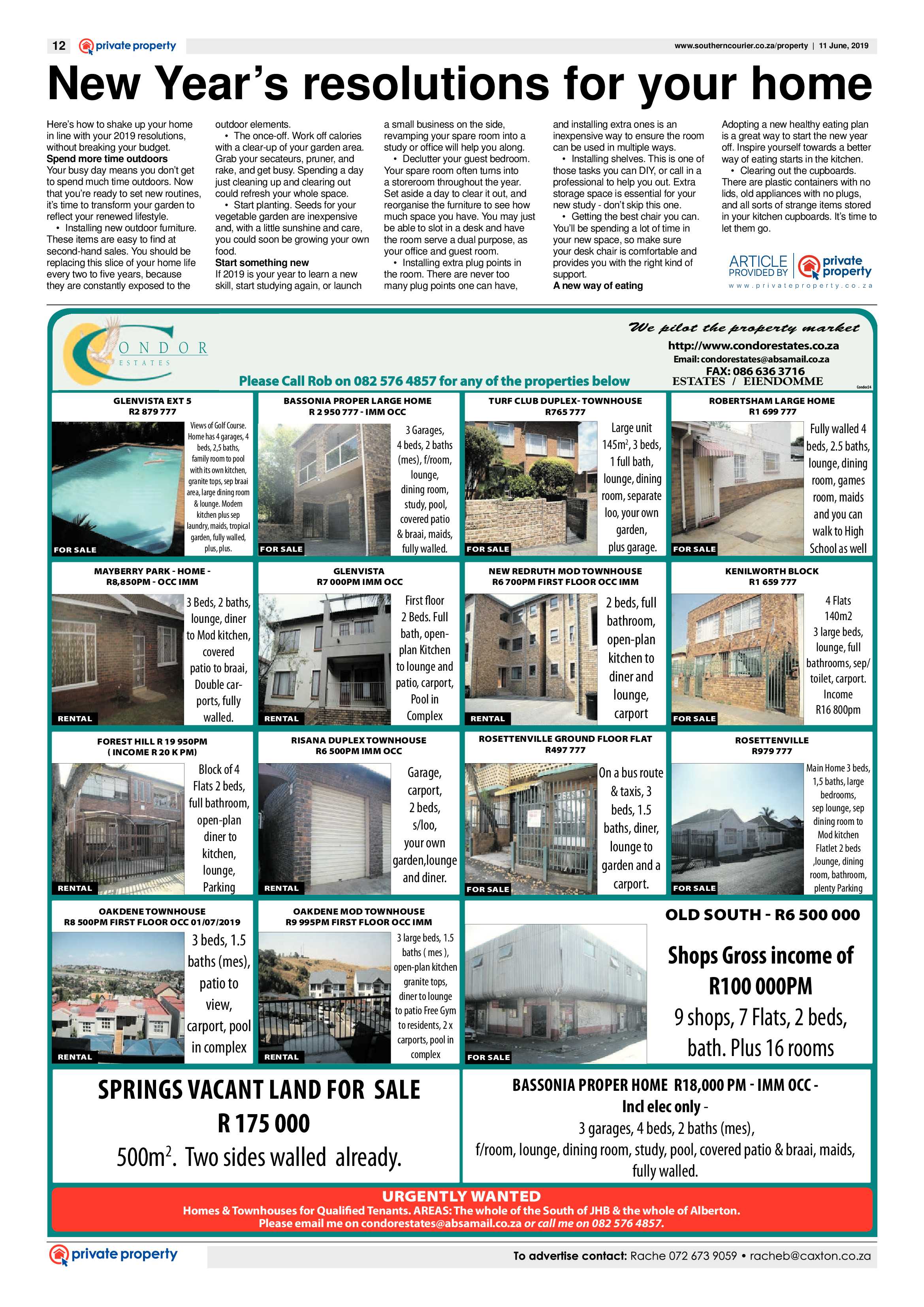 Southern Courier 11 June 2019 page 12