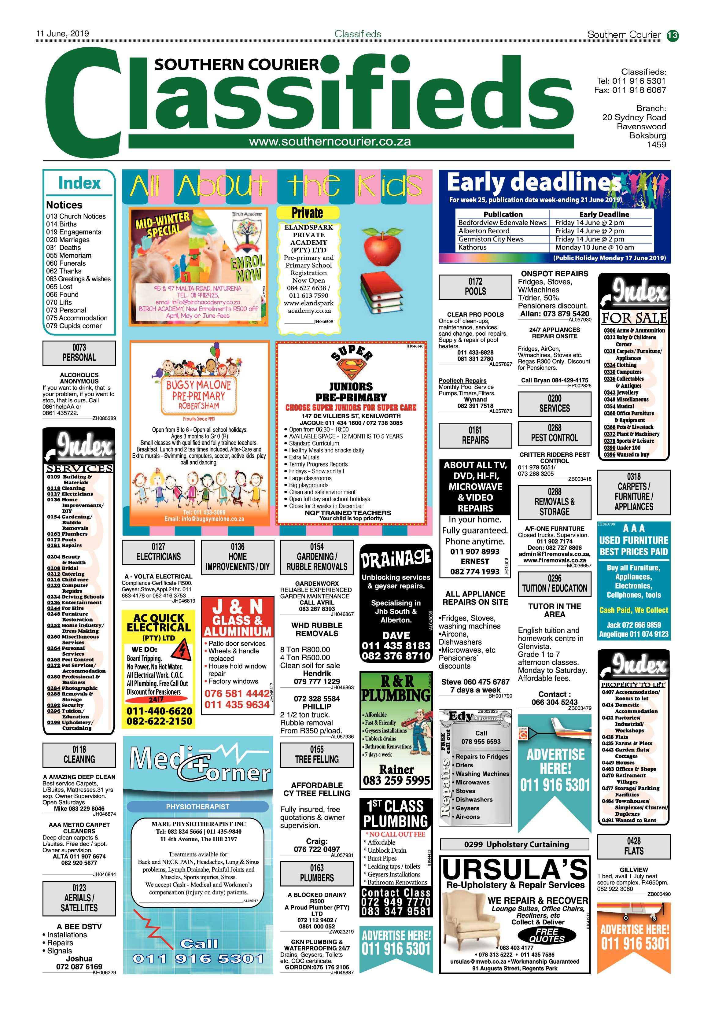 Southern Courier 11 June 2019 page 13