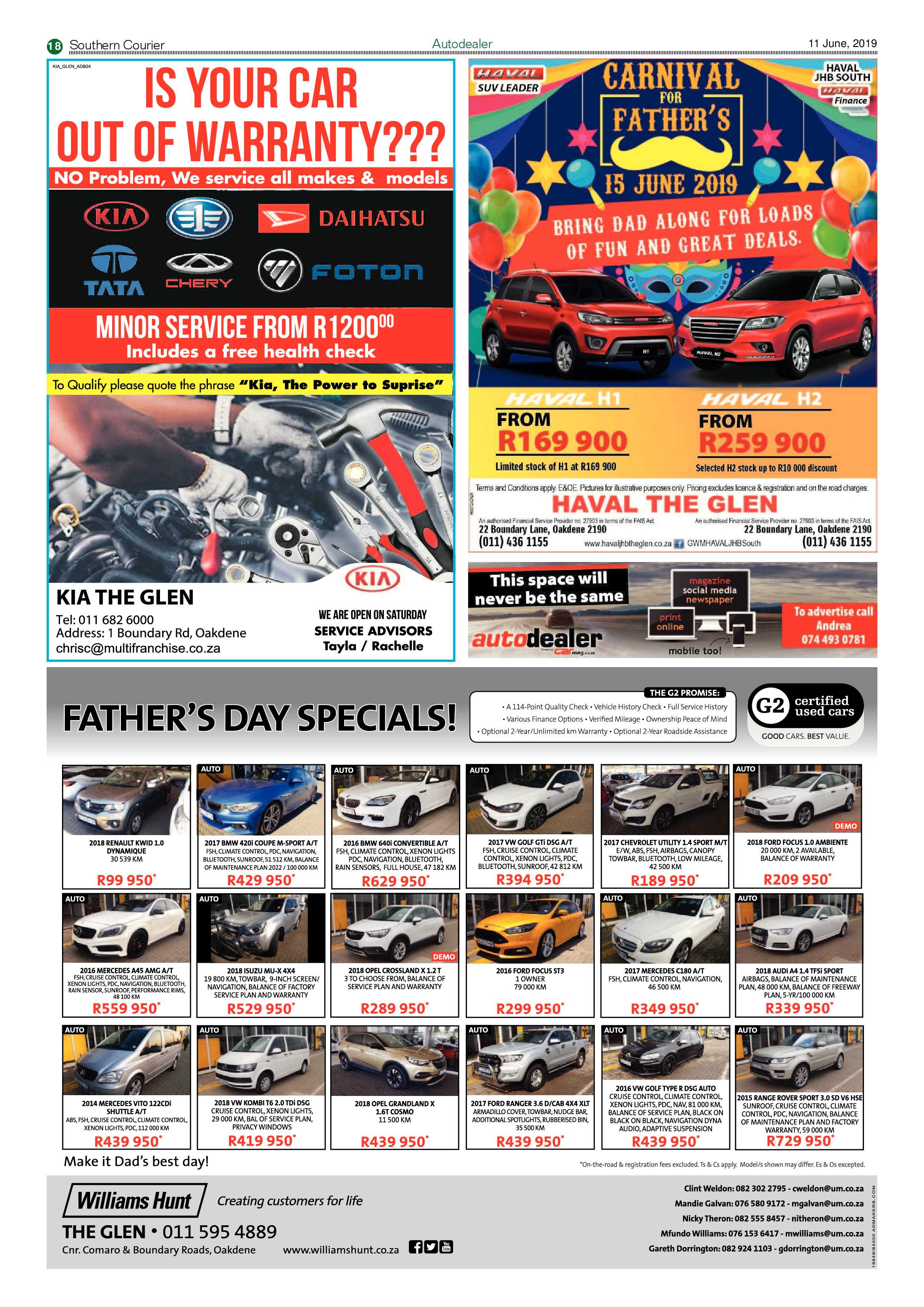 Southern Courier 11 June 2019 page 18