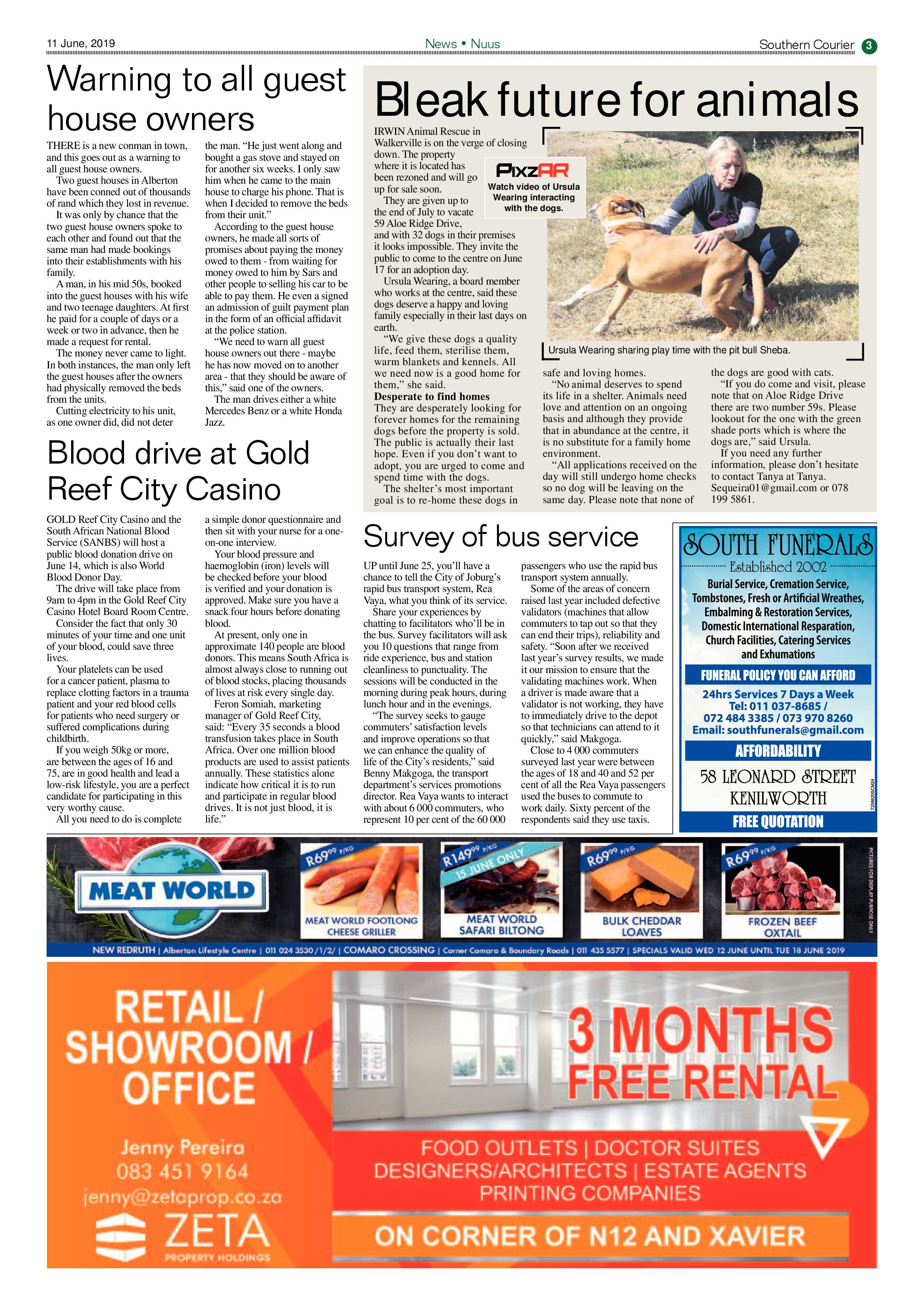 Southern Courier 11 June 2019 page 3
