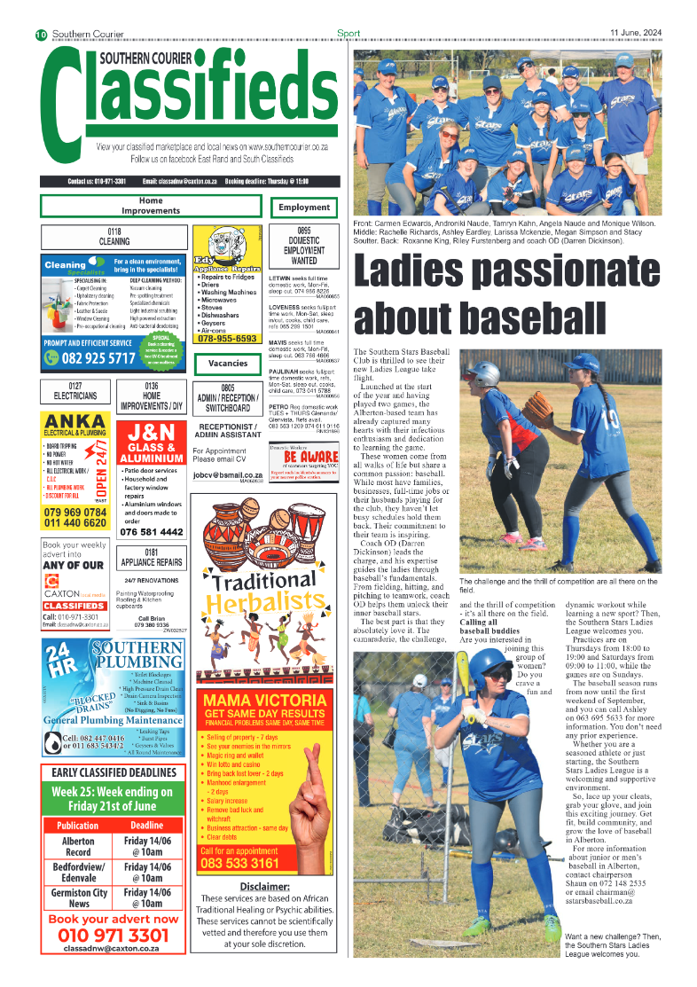 Southern Courier 11 June 2024 page 10