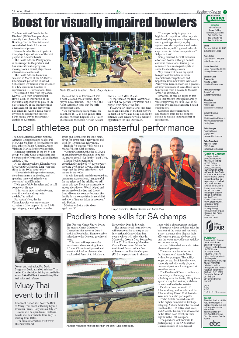 Southern Courier 11 June 2024 page 11