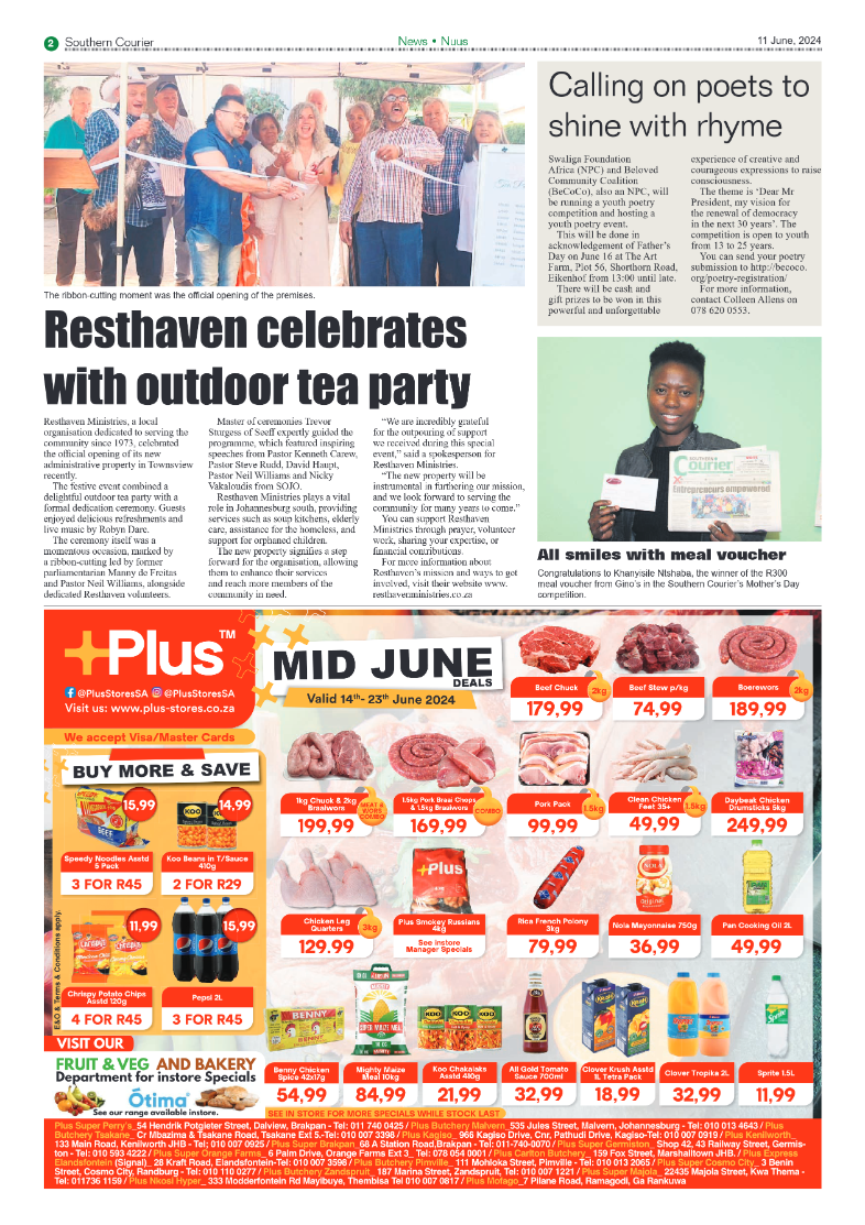 Southern Courier 11 June 2024 page 2