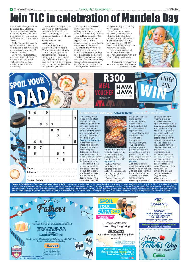 Southern Courier 11 June 2024 page 6