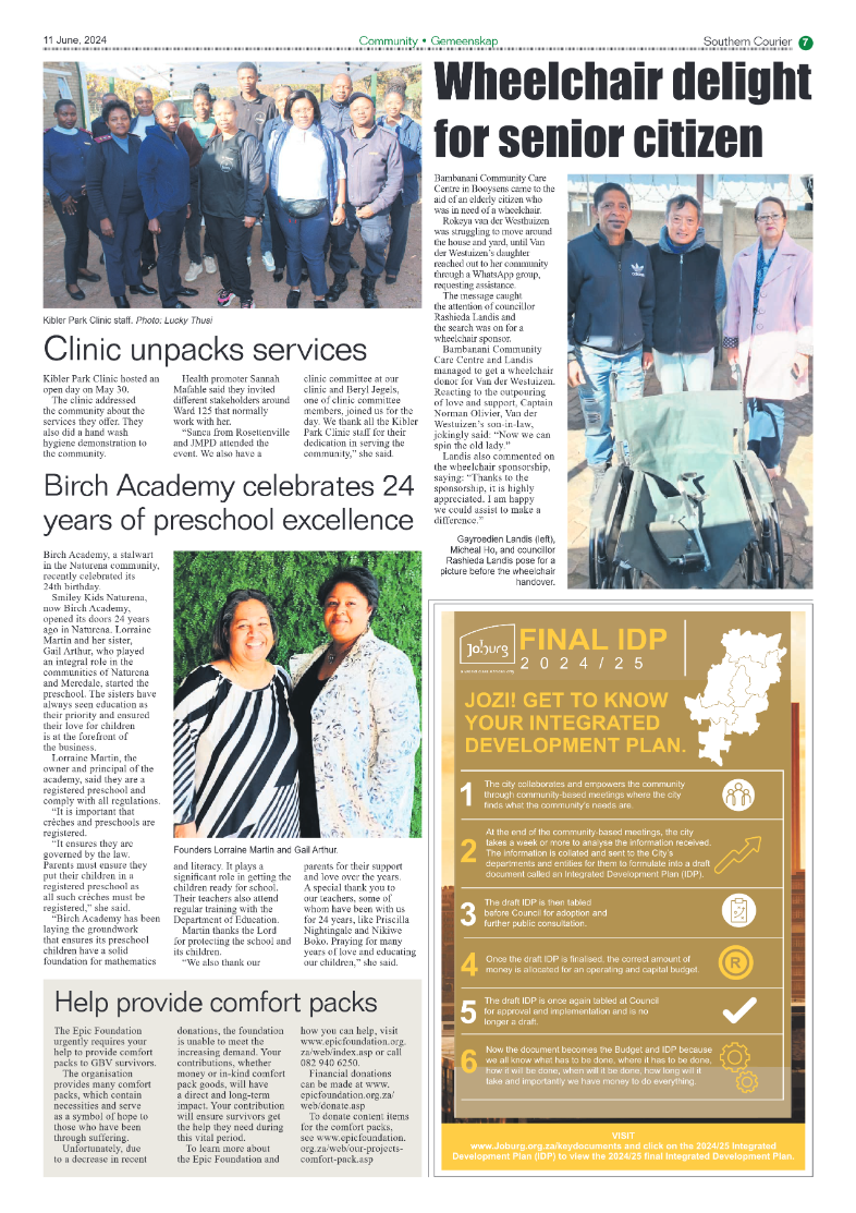 Southern Courier 11 June 2024 page 7