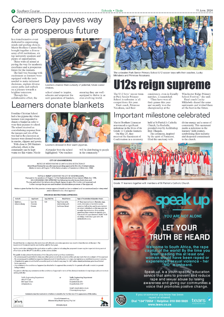Southern Courier 11 June 2024 page 8