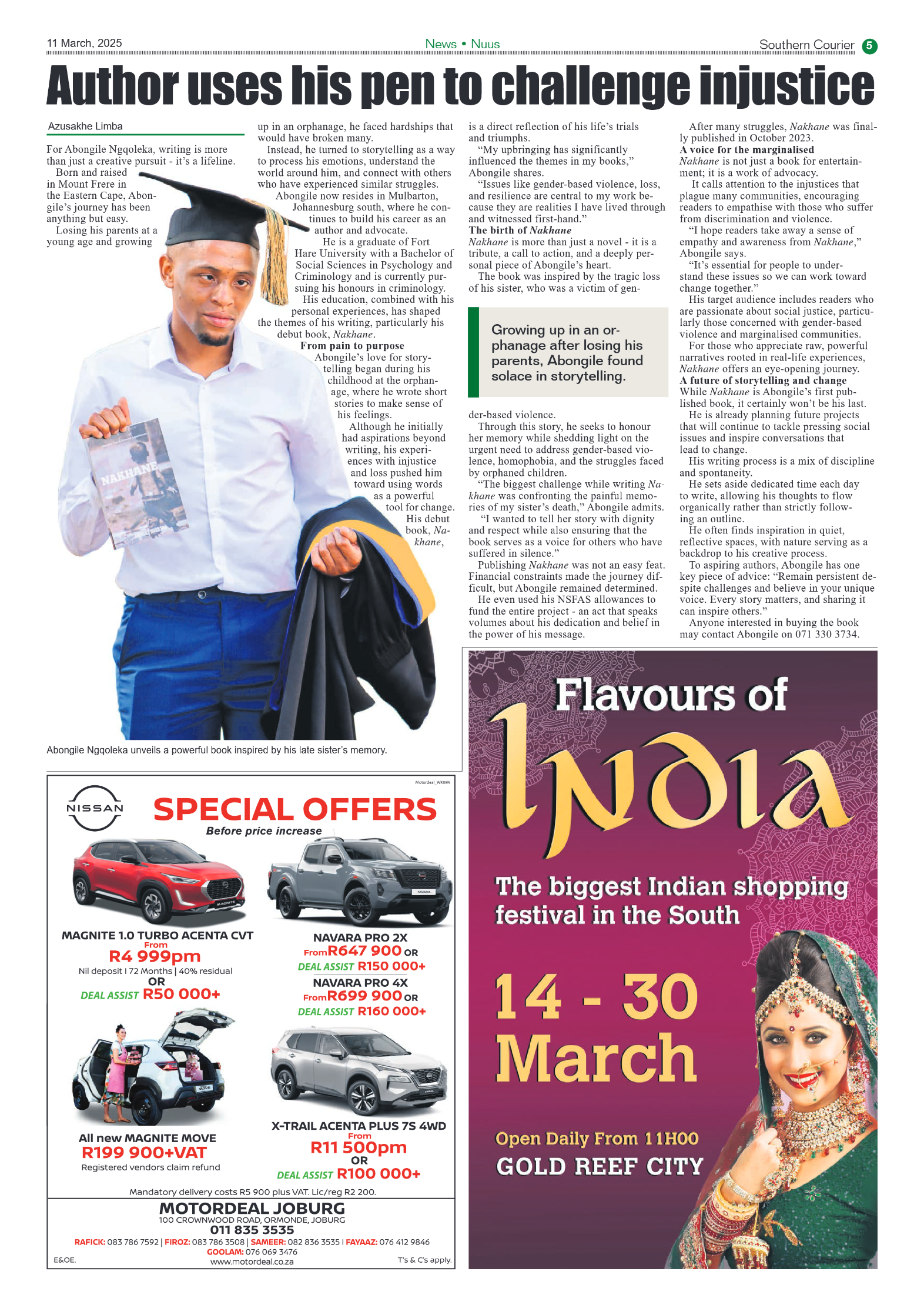 Southern Courier 11 March 2025 page 5