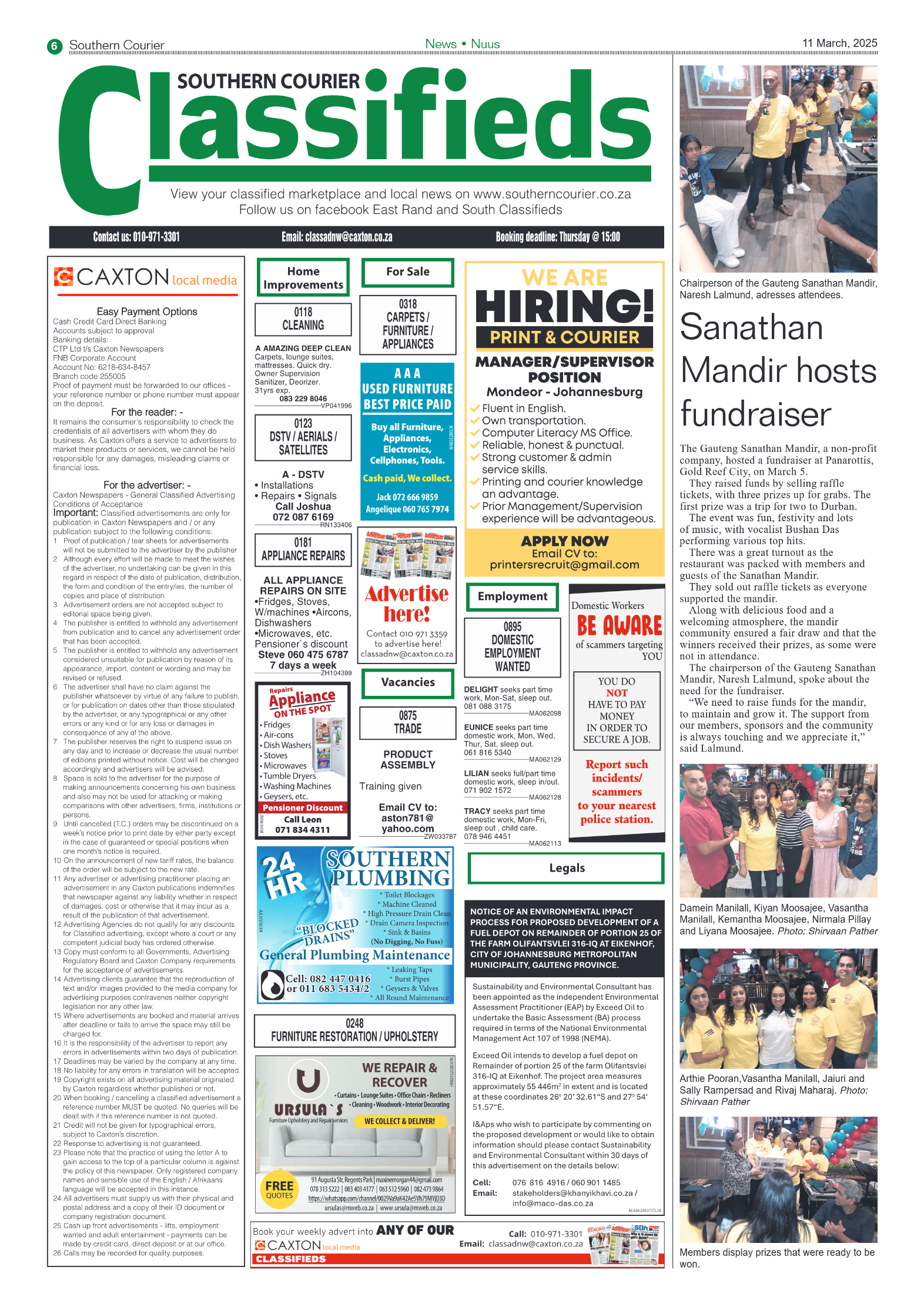 Southern Courier 11 March 2025 page 6