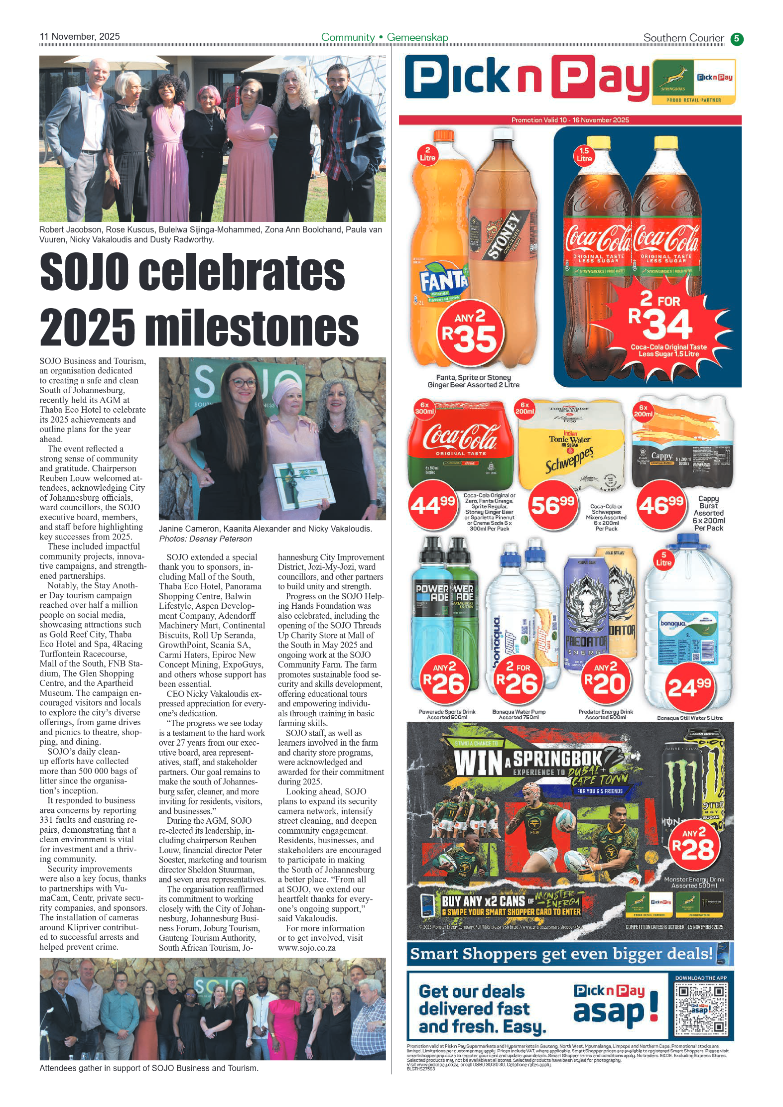 Southern Courier 11 November 2025 page 5