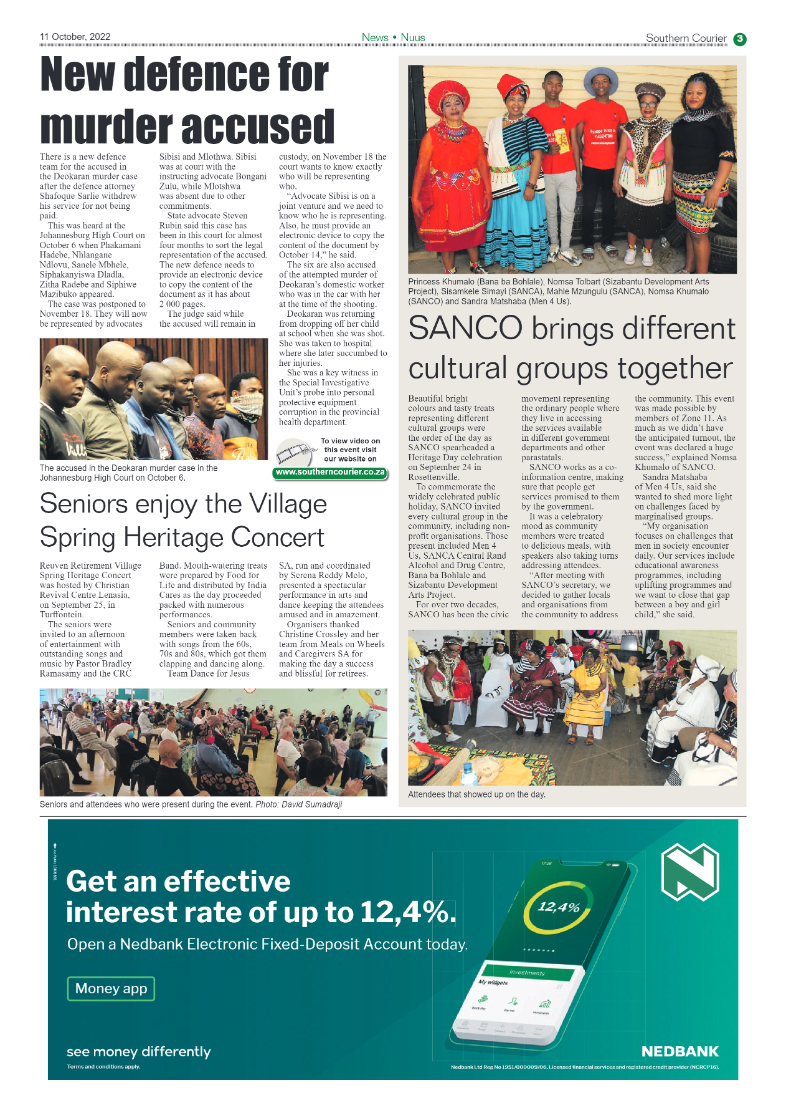Southern Courier 11 October 2022 page 3