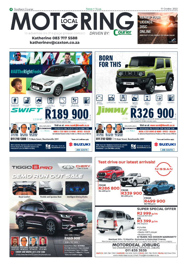 Southern Courier 11 October 2022 page 4