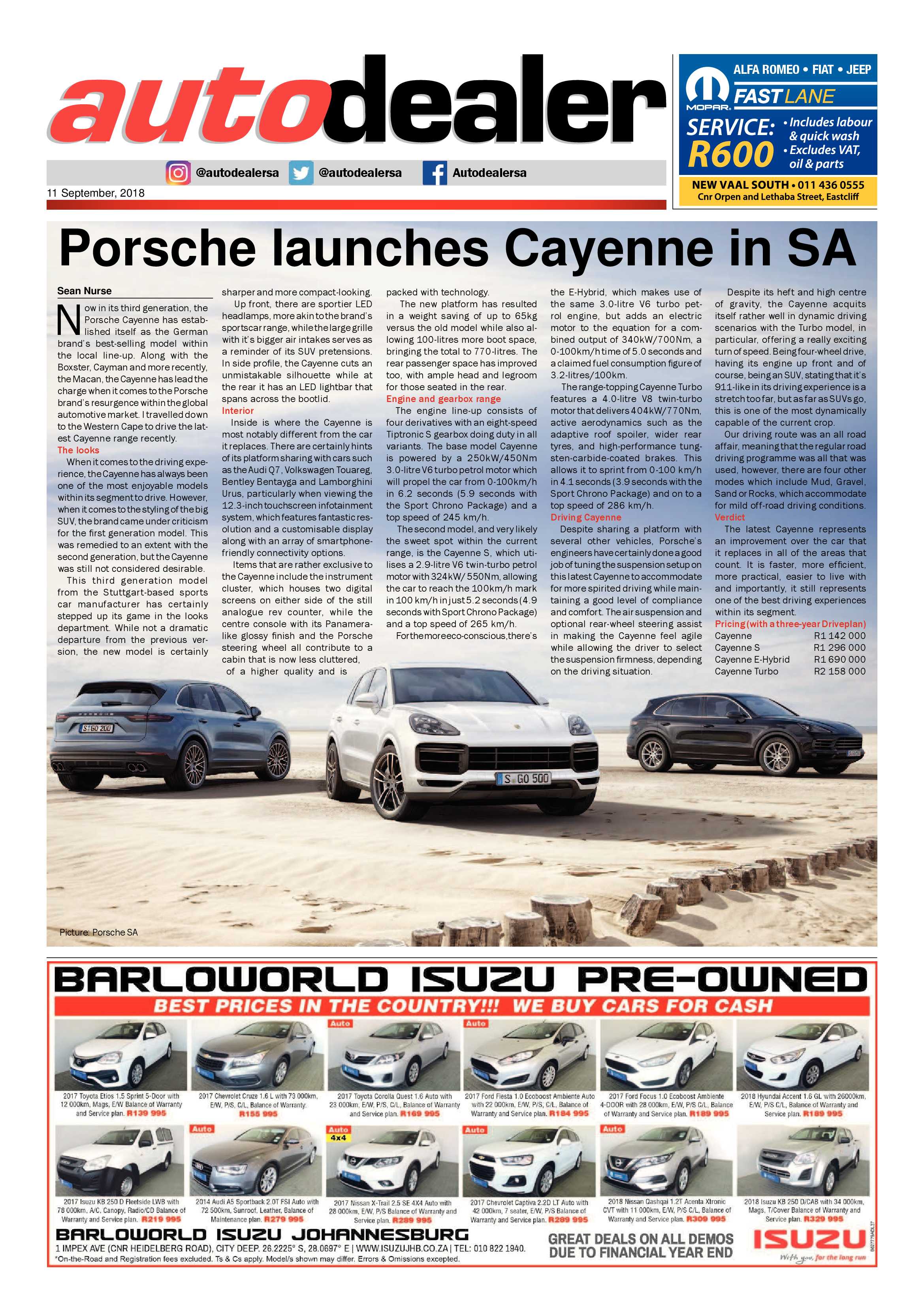 Southern Courier 11 September 2018 page 13