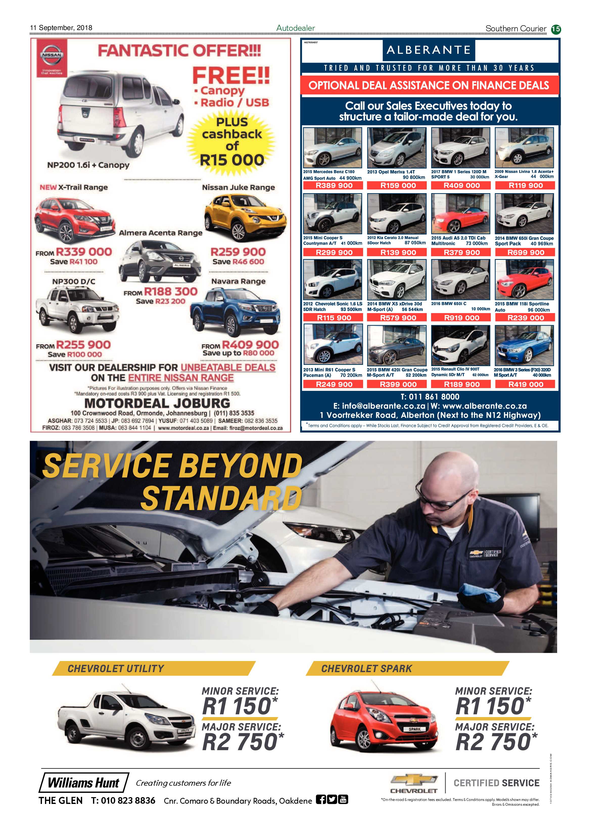 Southern Courier 11 September 2018 page 15