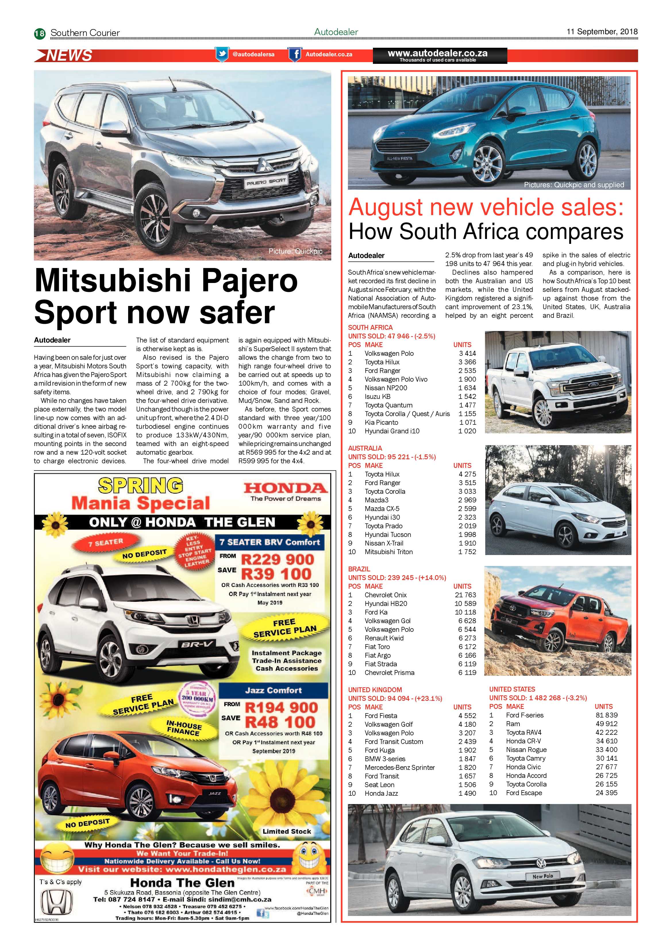 Southern Courier 11 September 2018 page 18