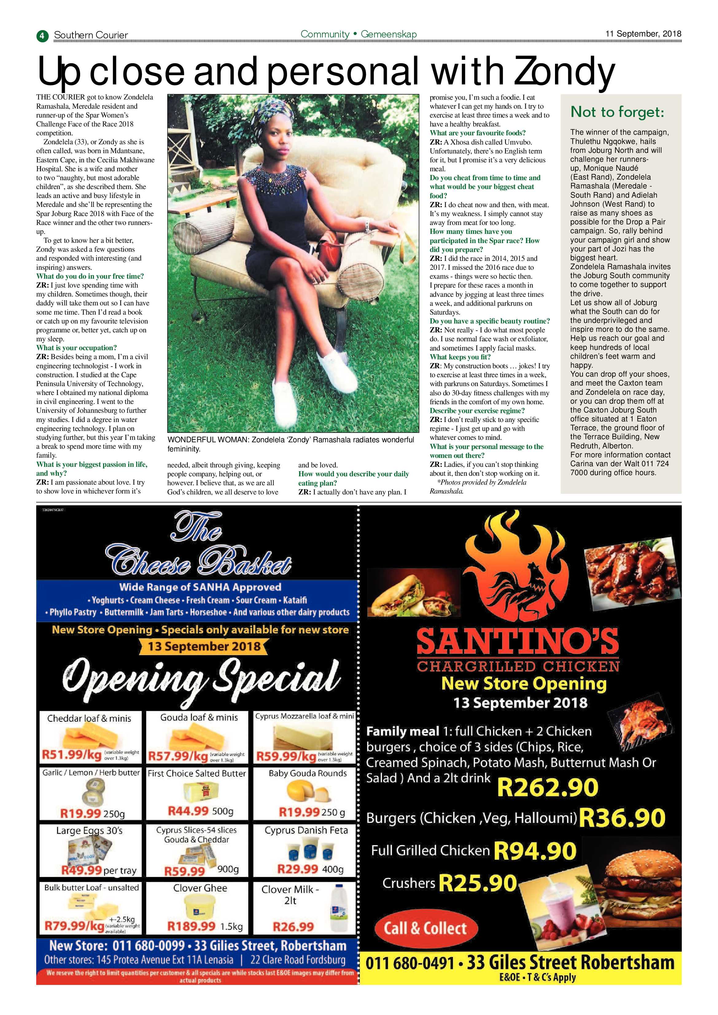 Southern Courier 11 September 2018 page 4