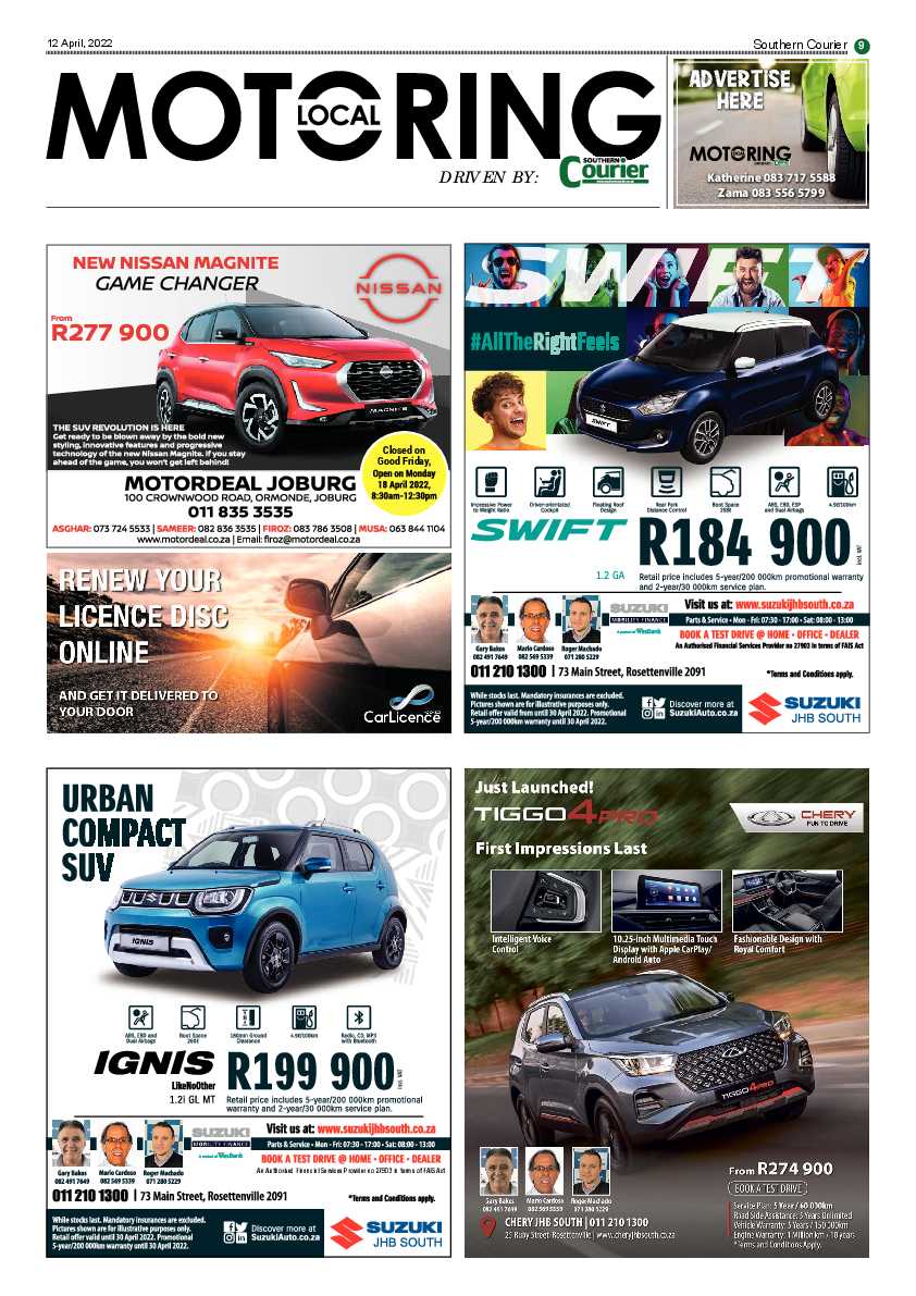 Southern Courier 12 April 2022 page 9