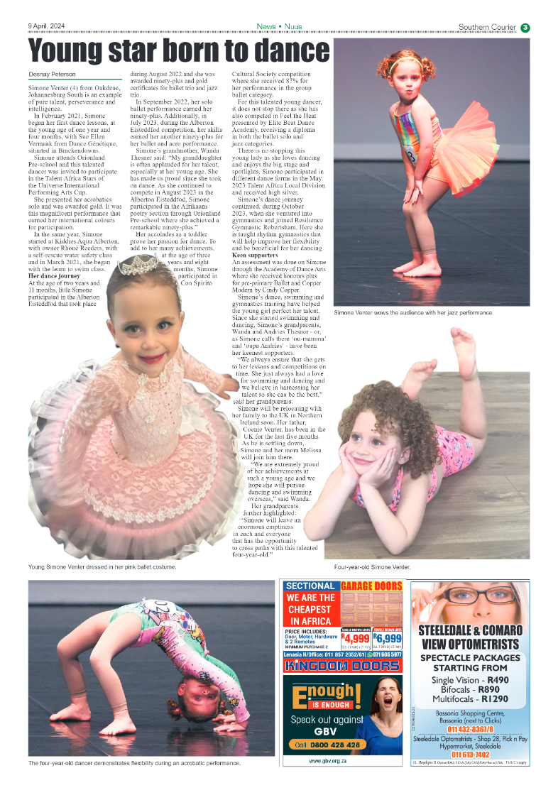 Southern Courier 12 April 2024 page 3
