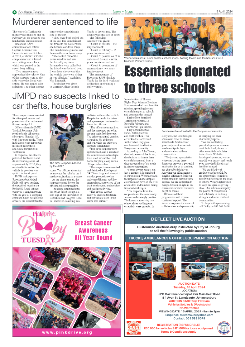 Southern Courier 12 April 2024 page 4