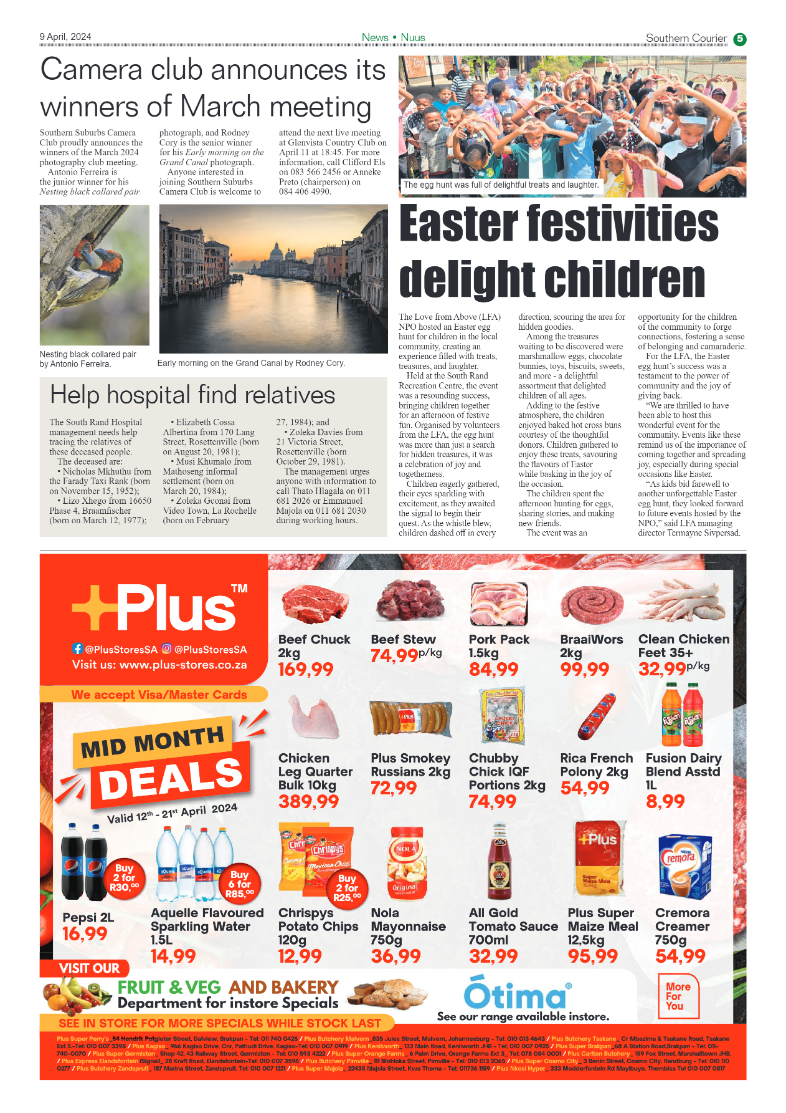 Southern Courier 12 April 2024 page 5