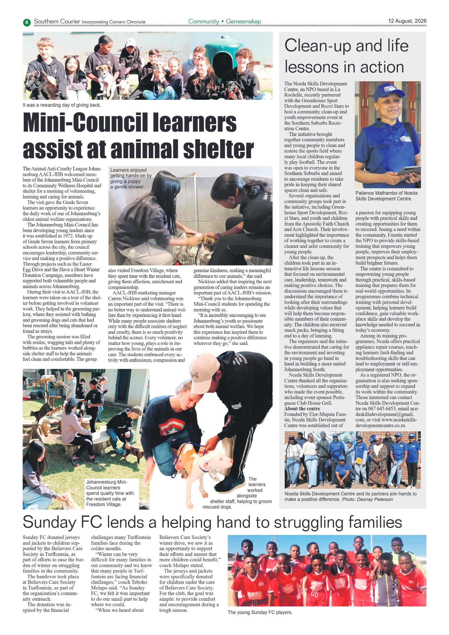 Southern Courier 12 August 2026 page 4
