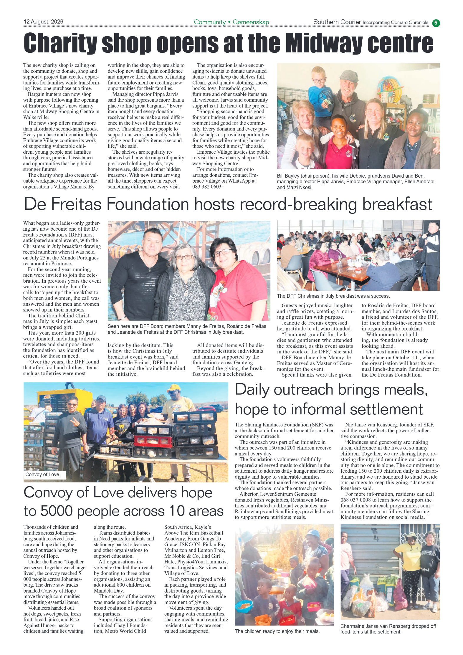 Southern Courier 12 August 2026 page 5