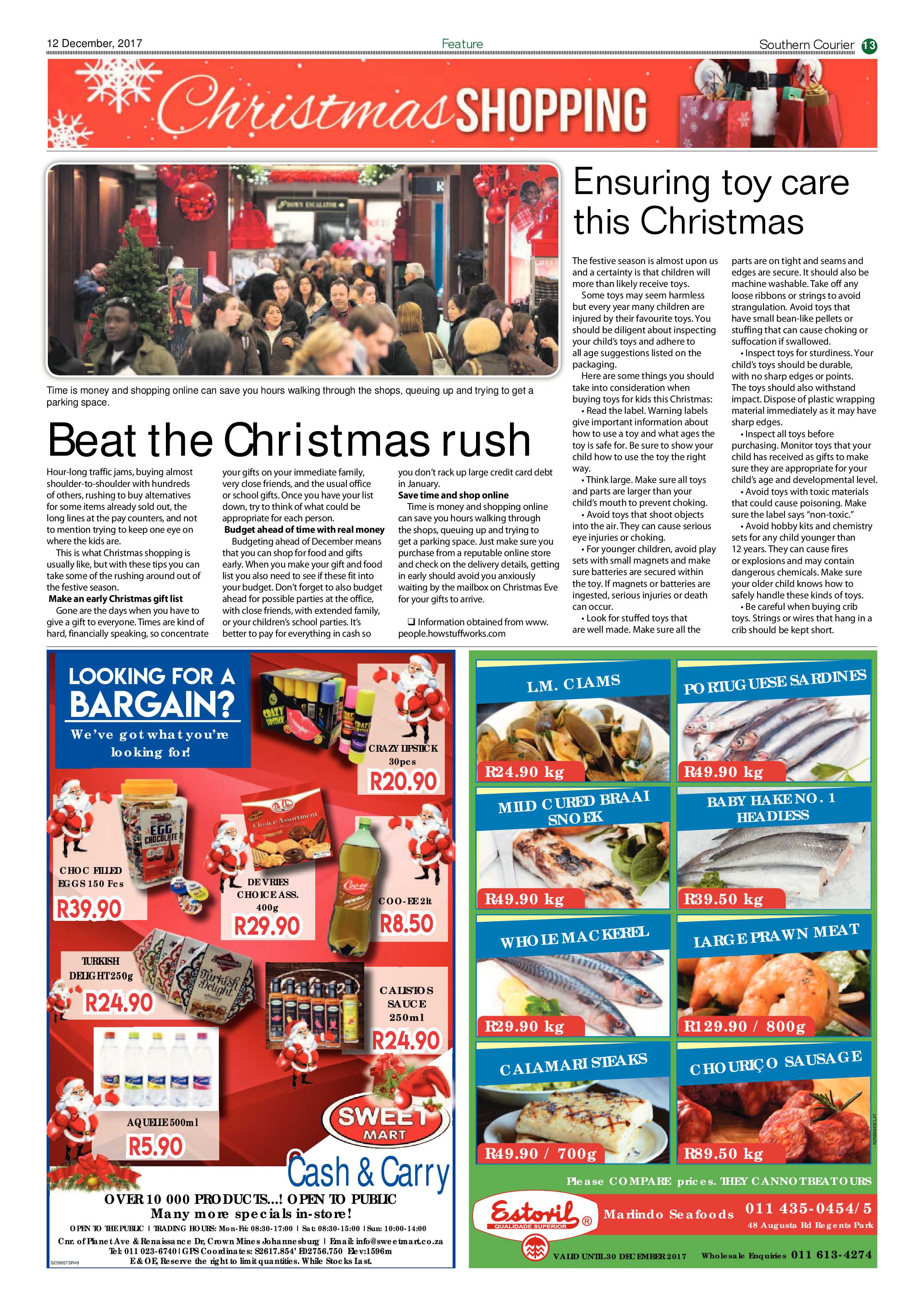 Southern Courier 12 December 2017 page 13