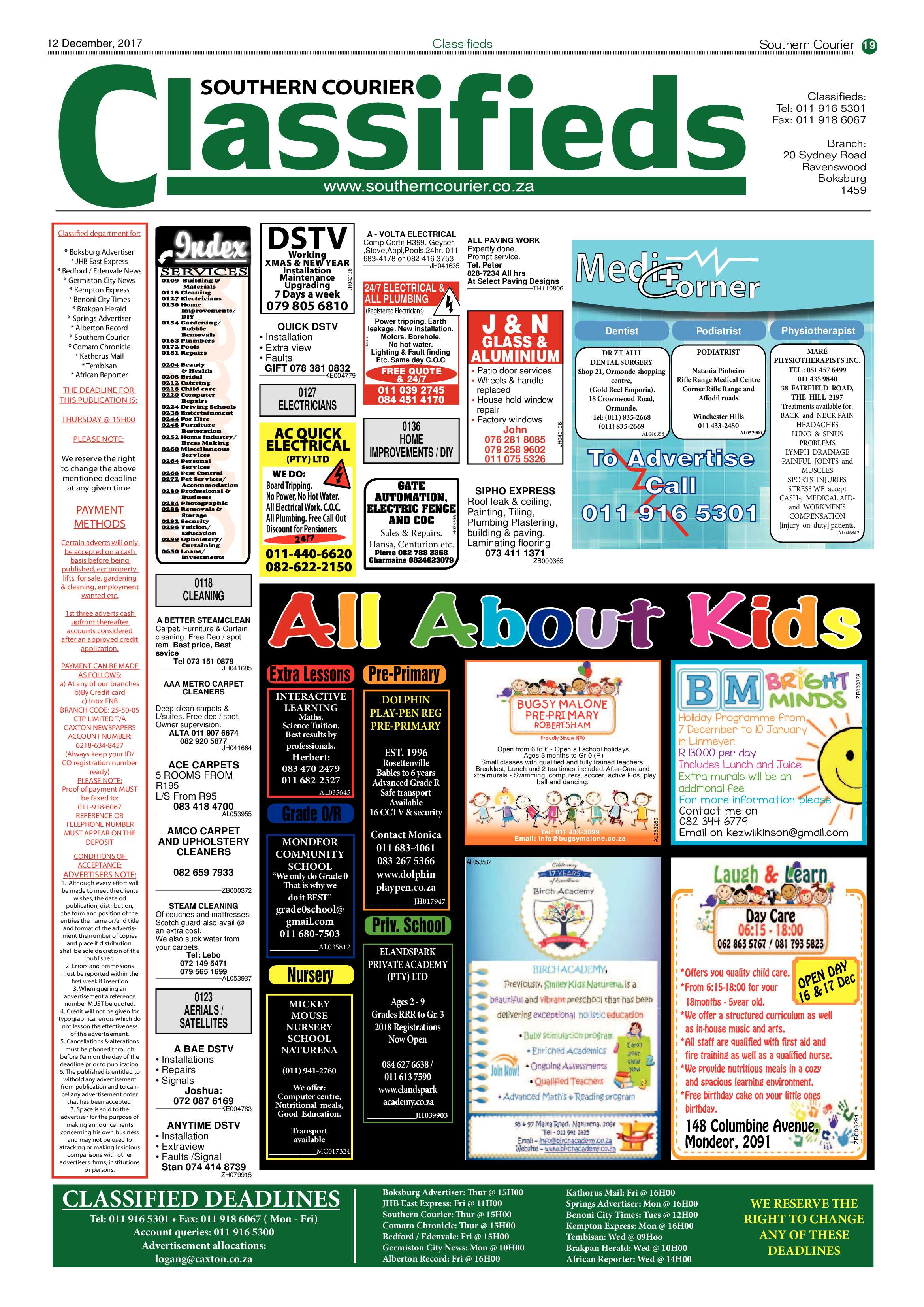 southern courier 12 december