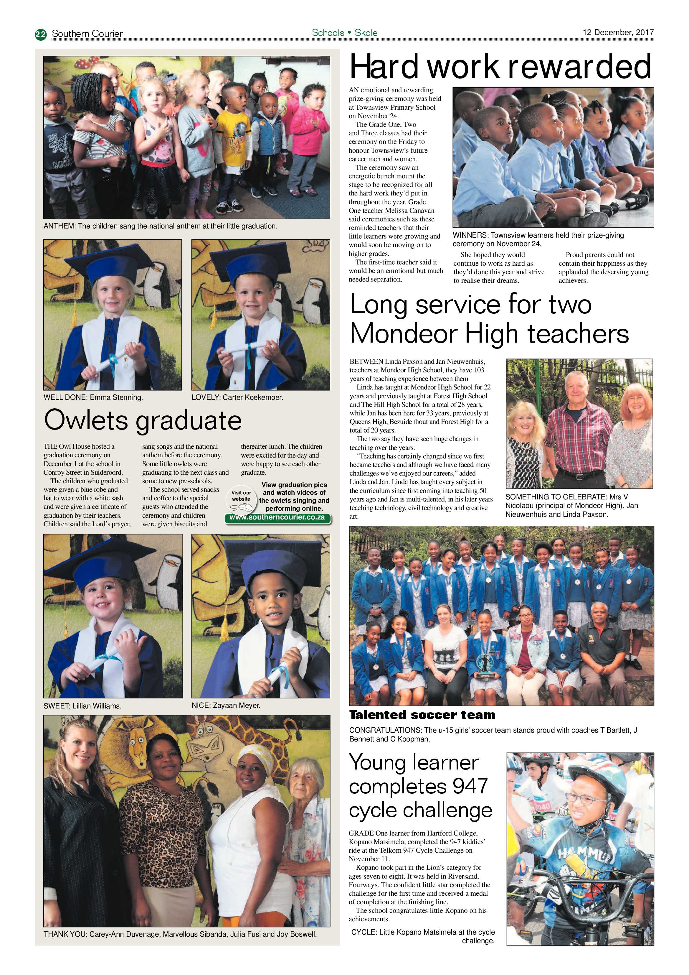 Southern Courier 12 December 2017 page 22