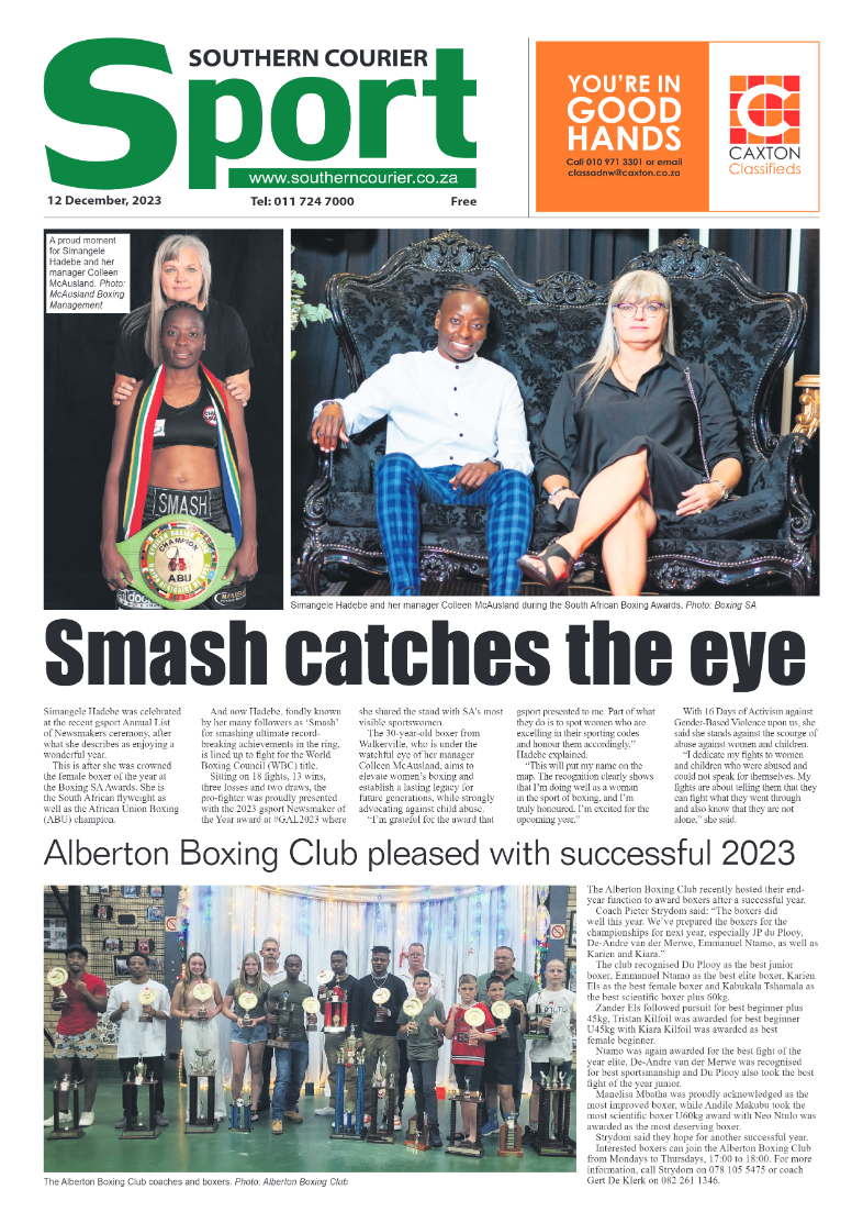 Southern Courier 12 December 2023 page 12