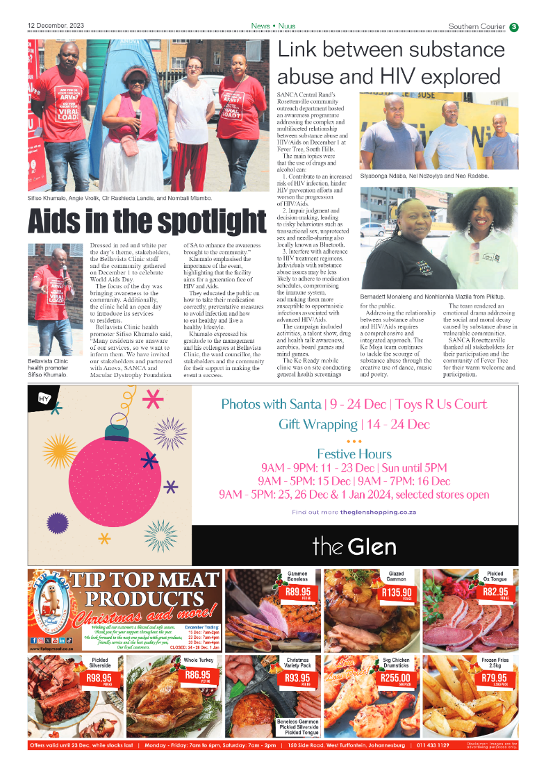 Southern Courier 12 December 2023 page 3