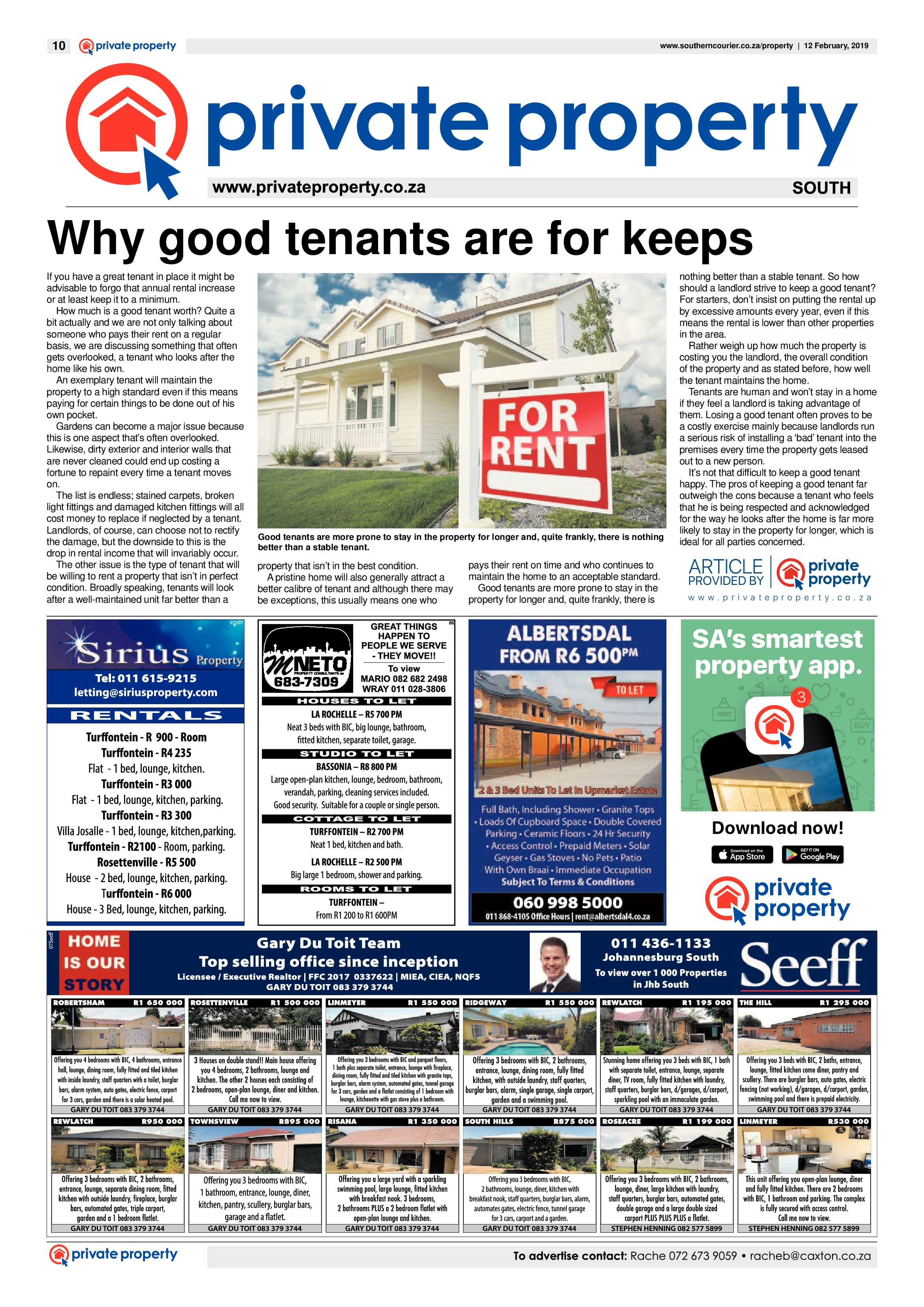 Southern Courier 12 February 2019 page 10