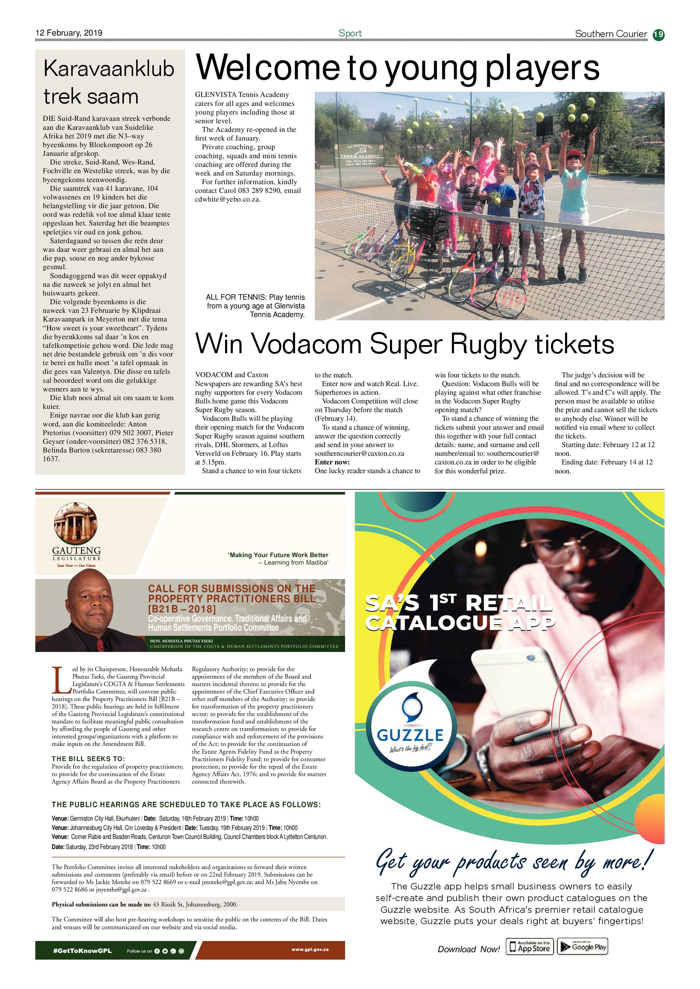 Southern Courier 12 February 2019 page 19