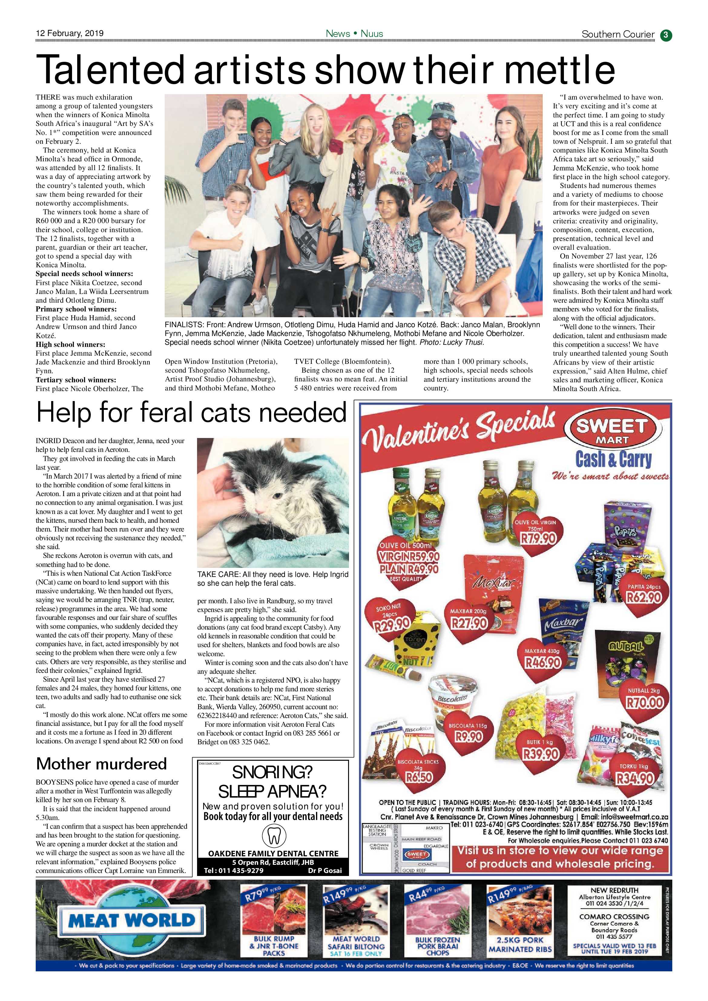 Southern Courier 12 February 2019 page 3