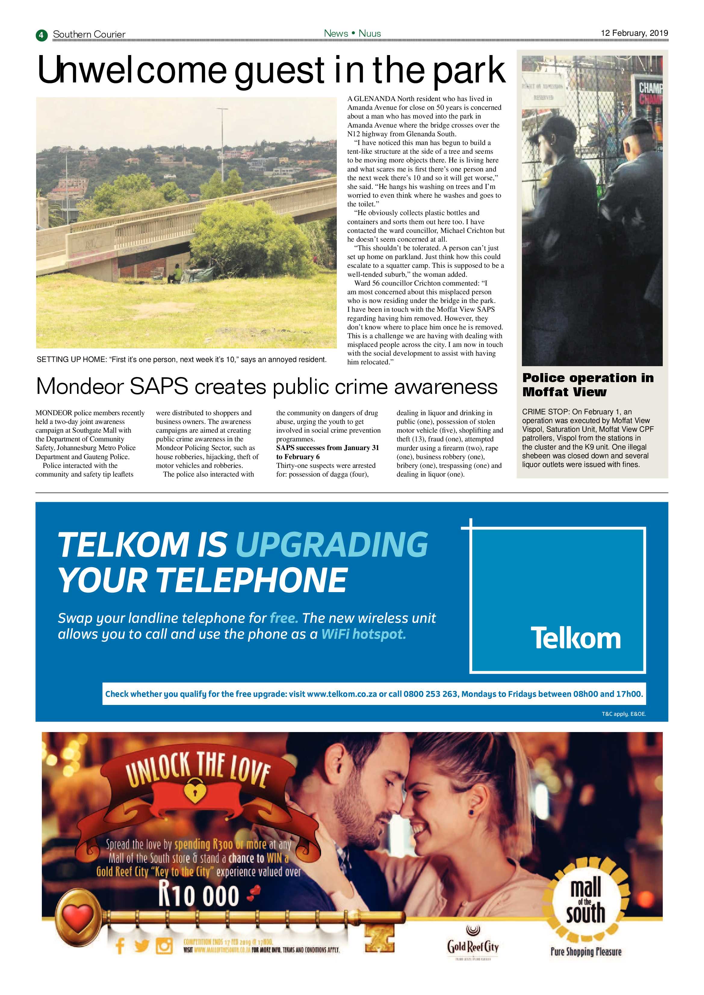 Southern Courier 12 February 2019 page 4