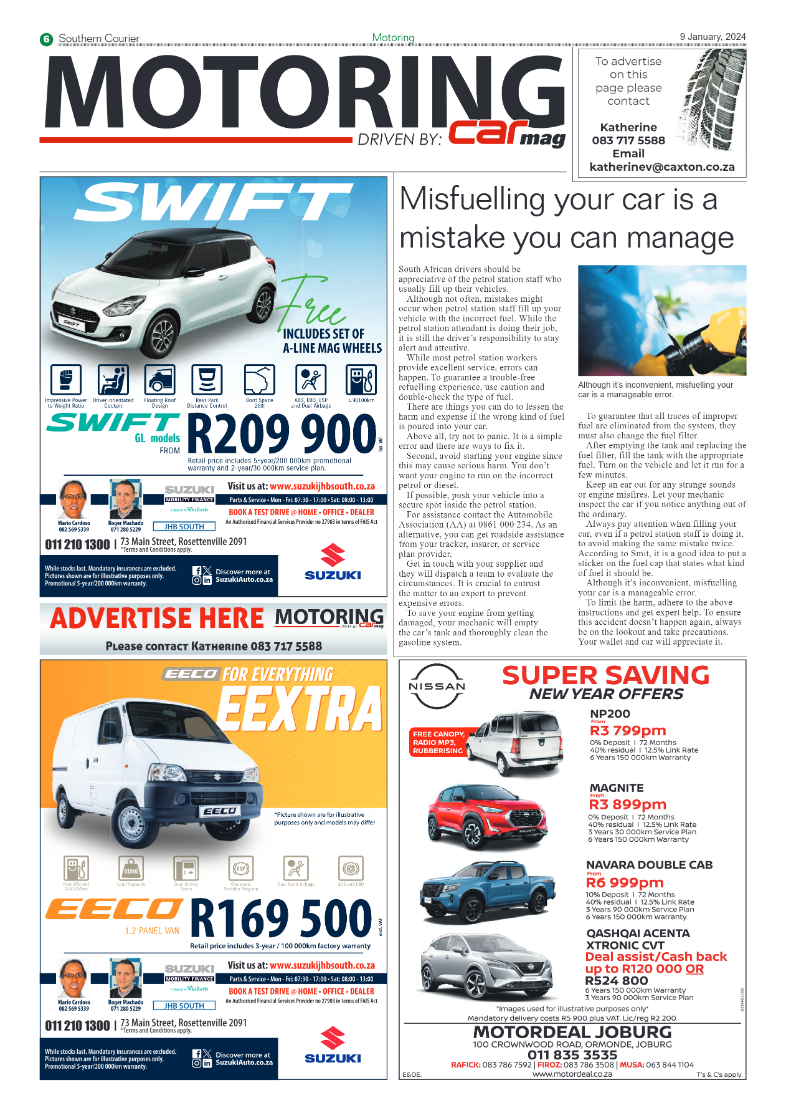 Southern Courier 09 January 2024 page 6
