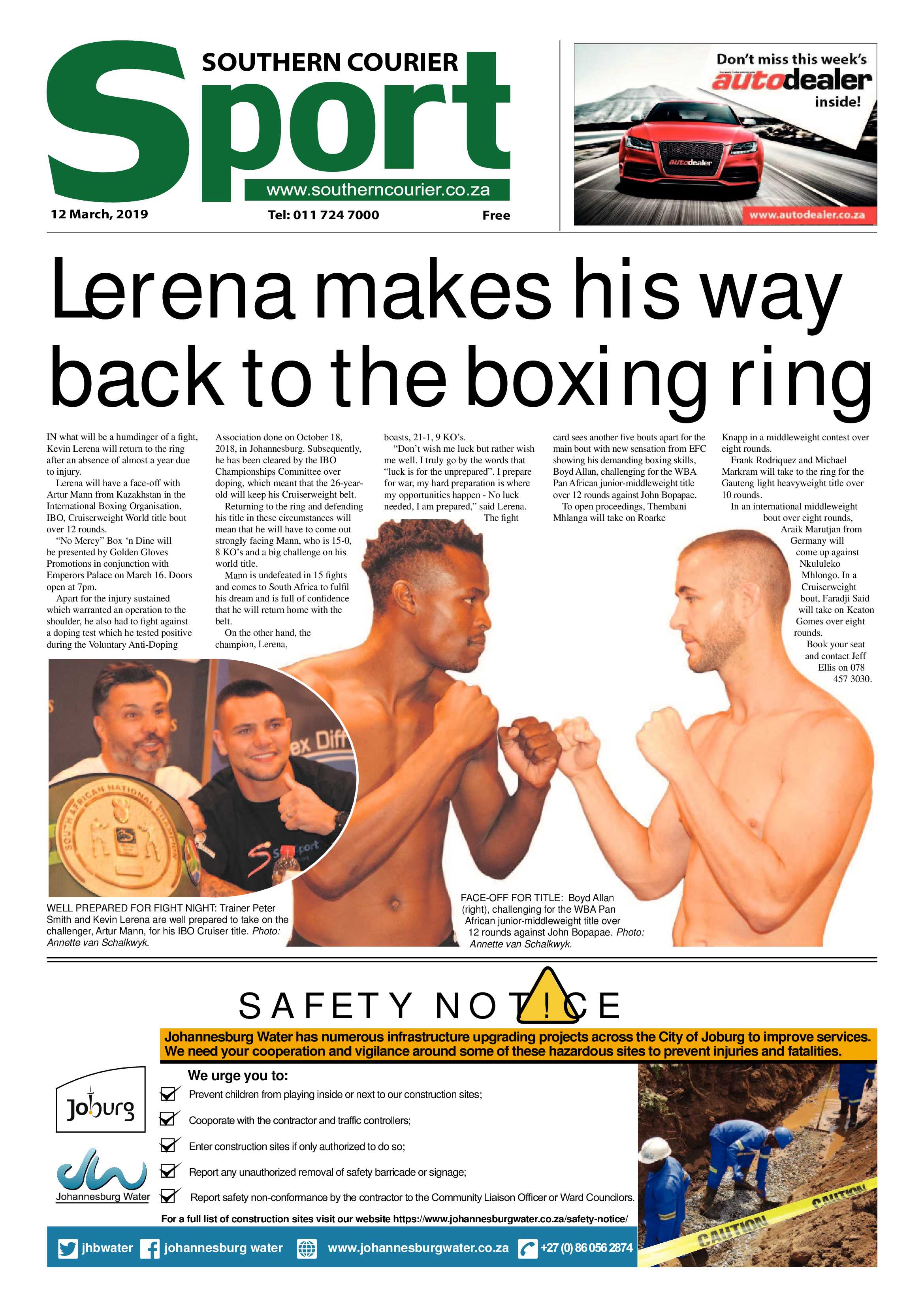 Southern Courier 12 March 2019 page 20