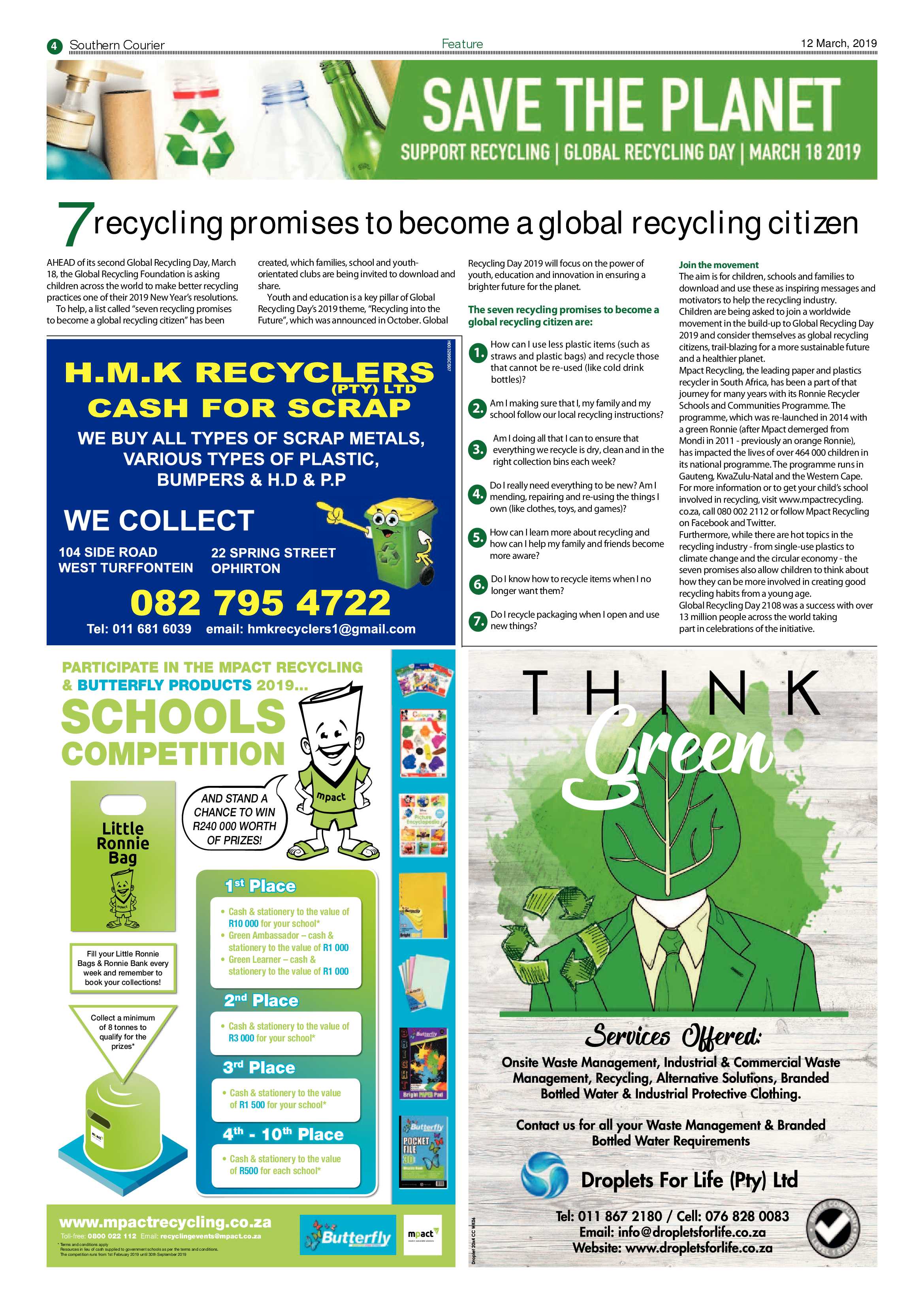 Southern Courier 12 March 2019 page 4