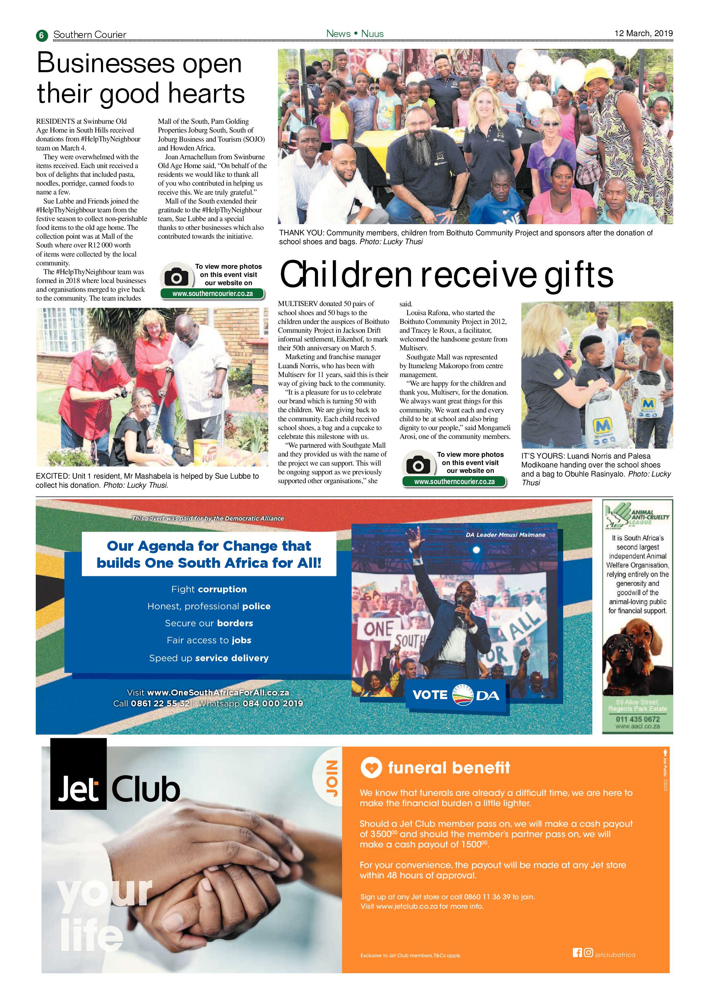 Southern Courier 12 March 2019 page 6