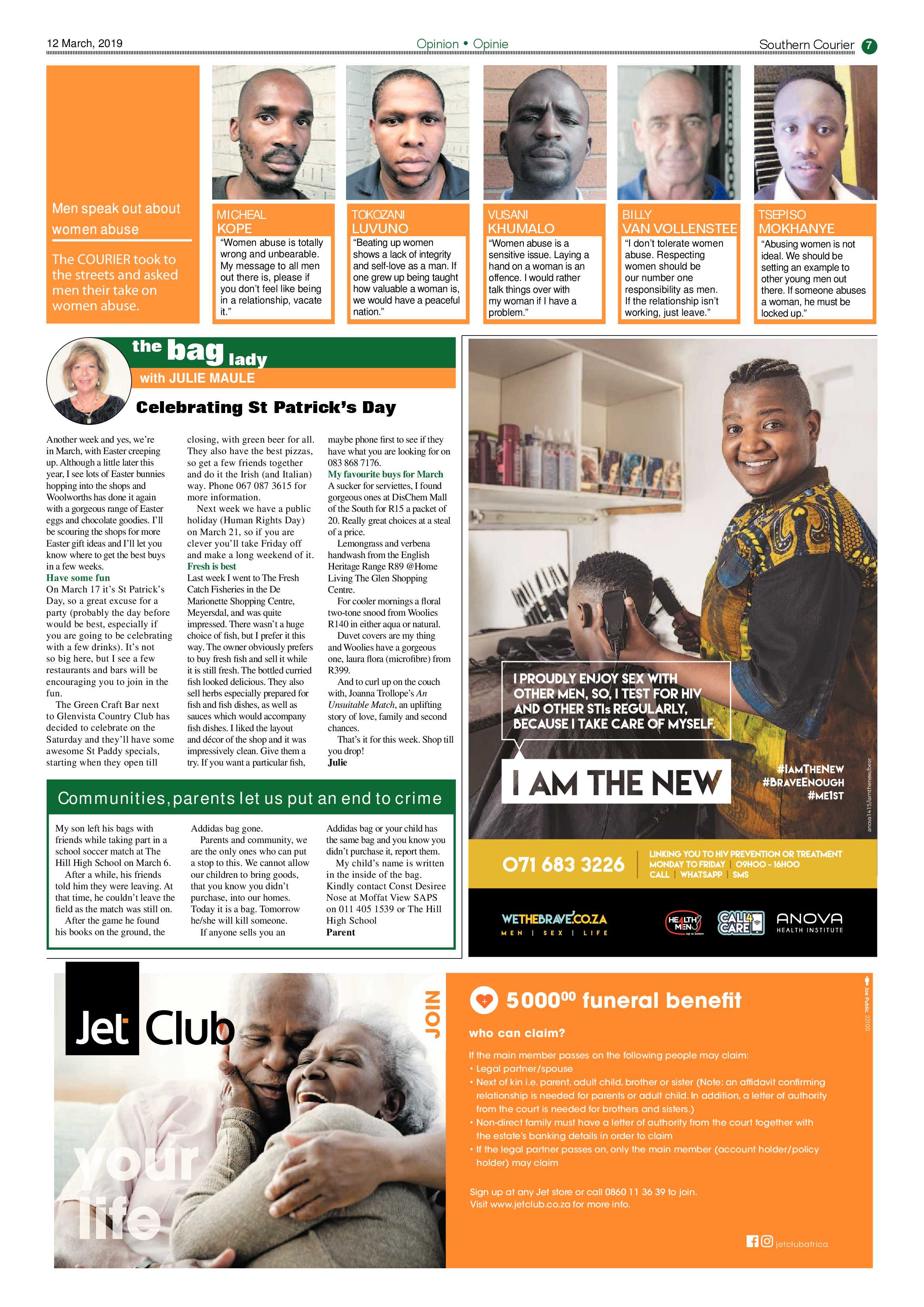 Southern Courier 12 March 2019 page 7