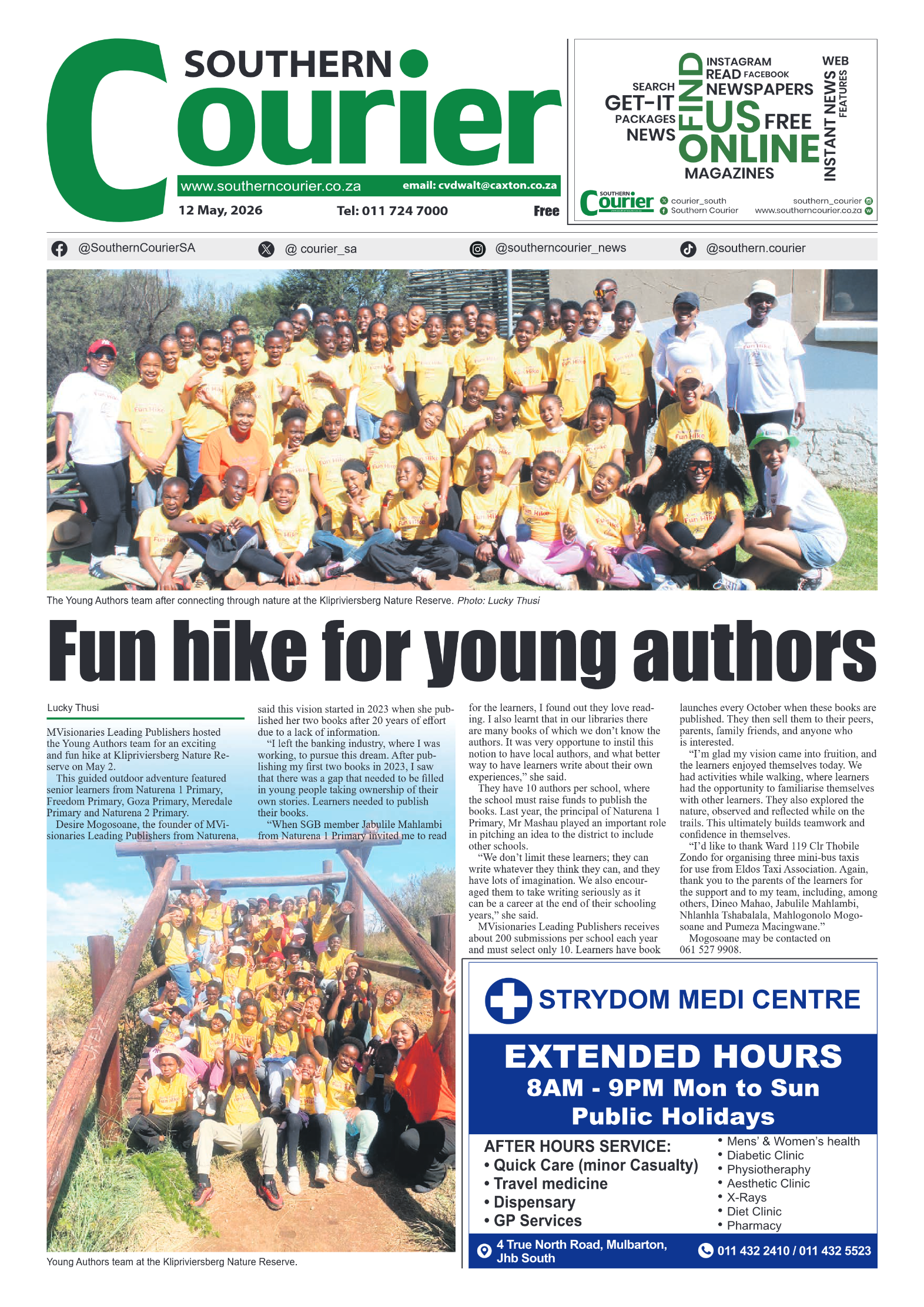 Southern Courier 12 May 2026 page 3